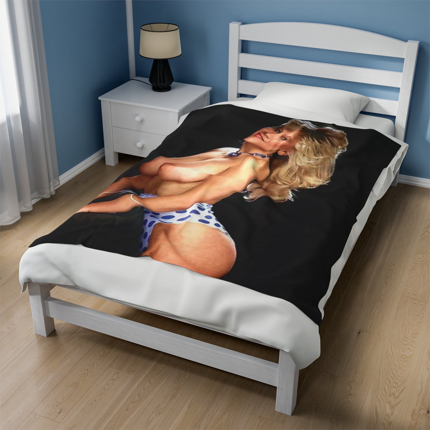 Velveteen Plush Blanket Samantha Fox Nude