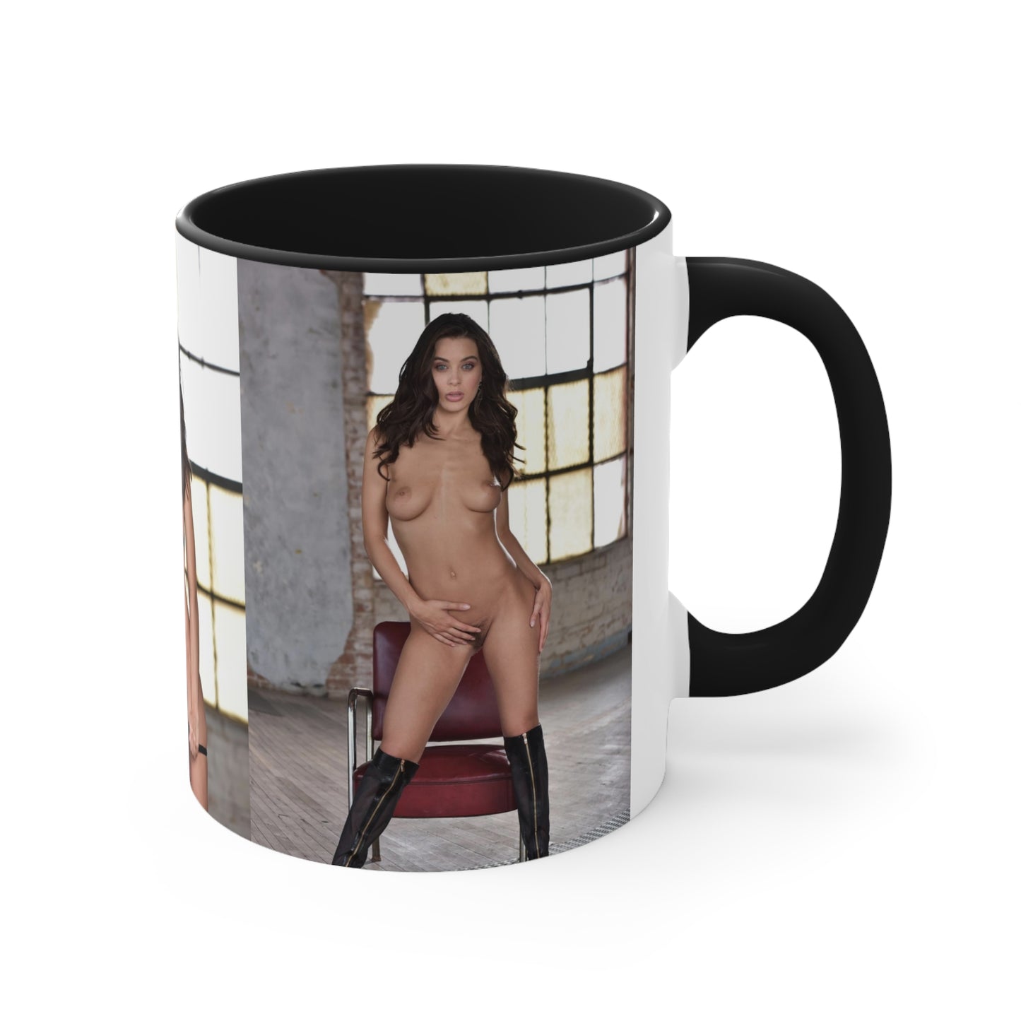 Accent Coffee Mug, 11oz Lana Rhoades Nude