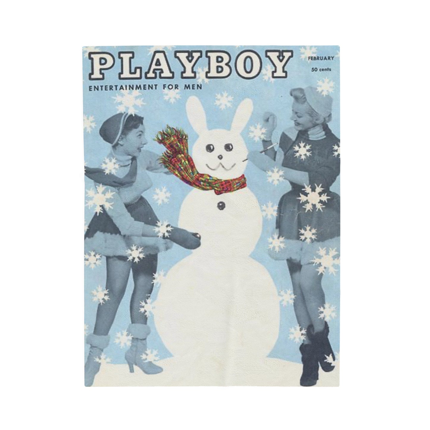 Velveteen Plush Blanket Magazine Cover February 1955