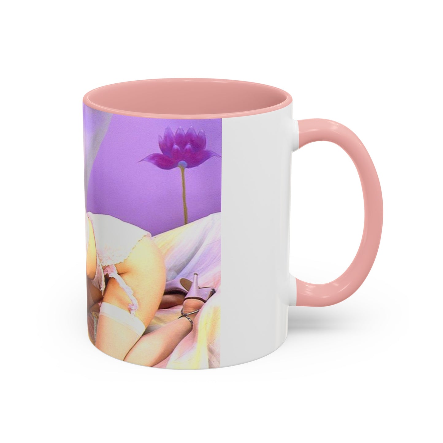 Accent Coffee Mug (11, 15oz) Traci Lords Nude Naked Retro