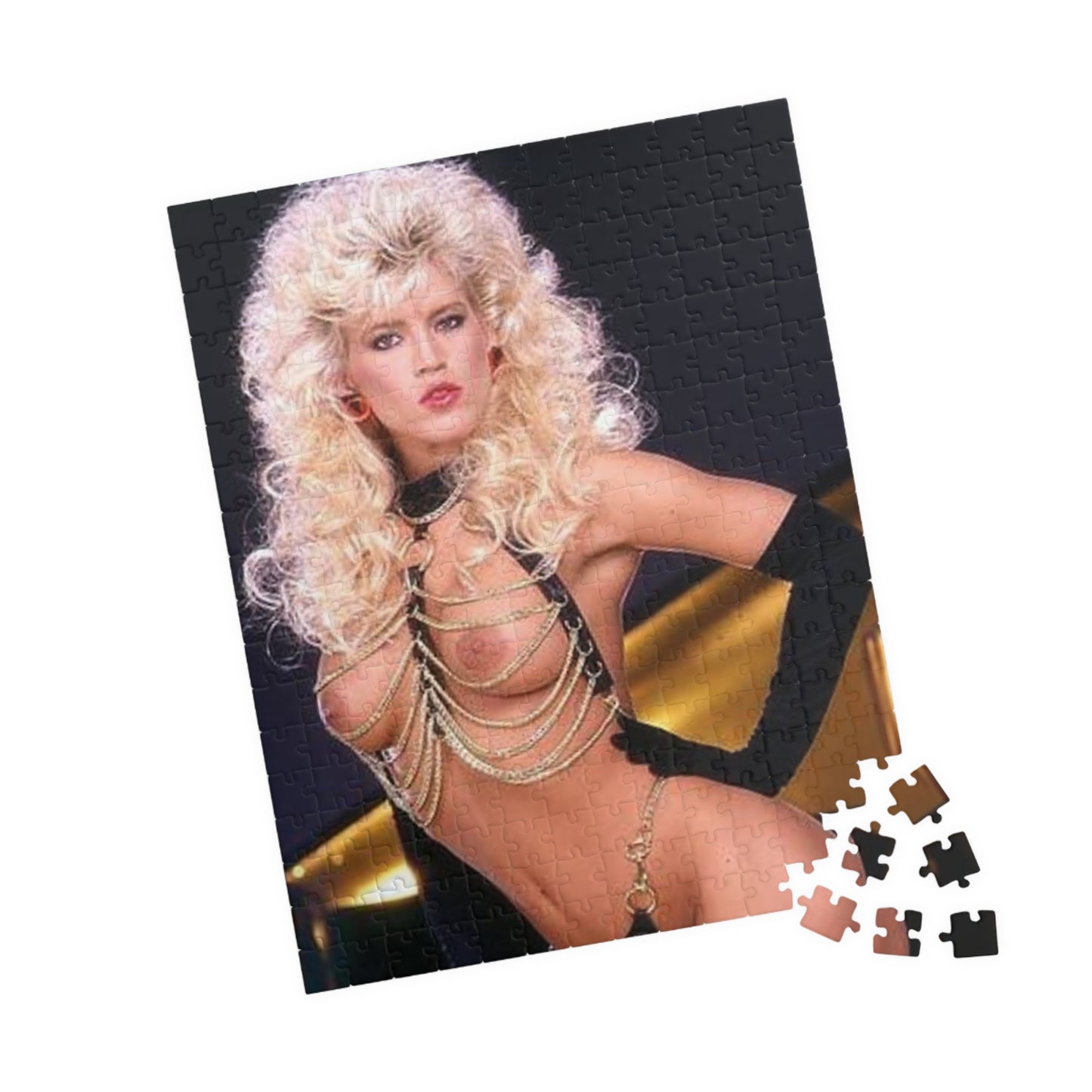 Puzzle (110, 252, 500, 1014-piece) Retro 1980s Porn Star Amber Lynn