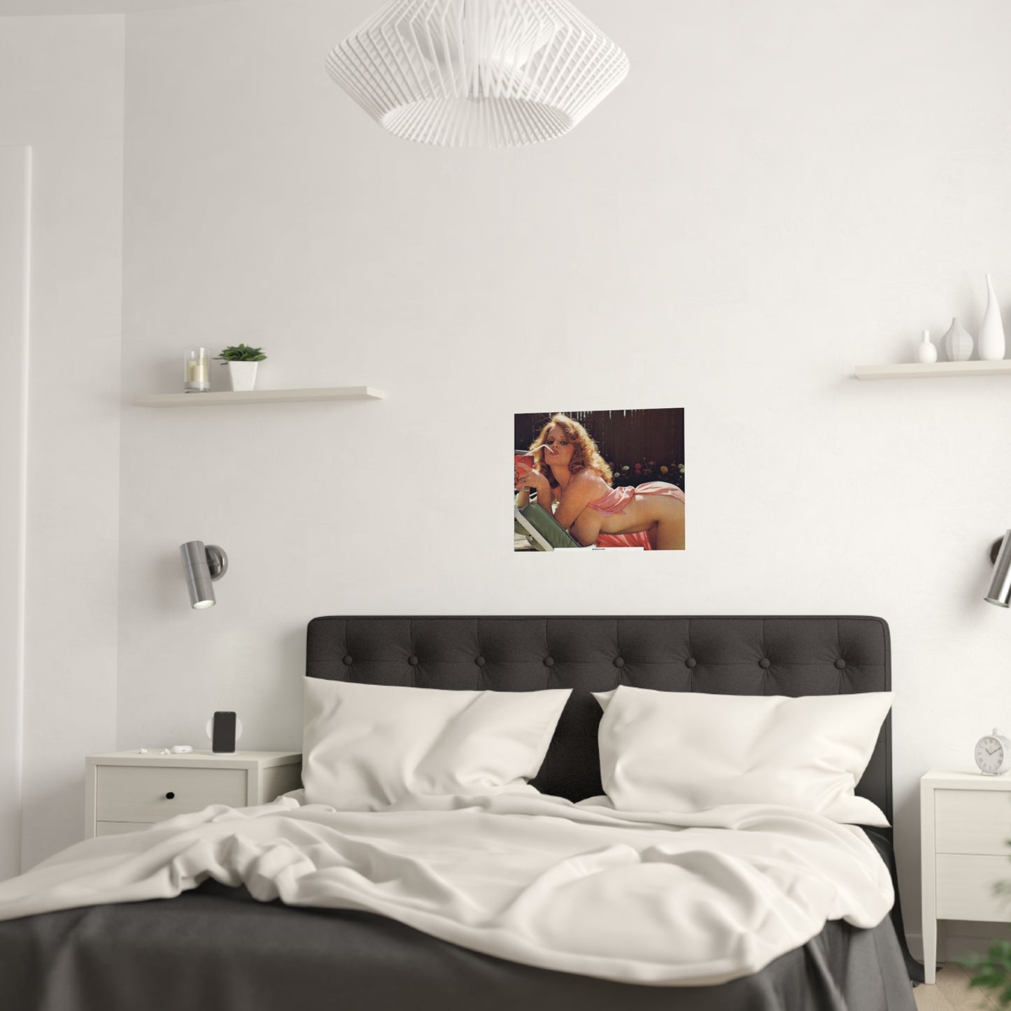 Satin Posters (210gsm) Retro Porn Star Lisa De Leeuw Nude