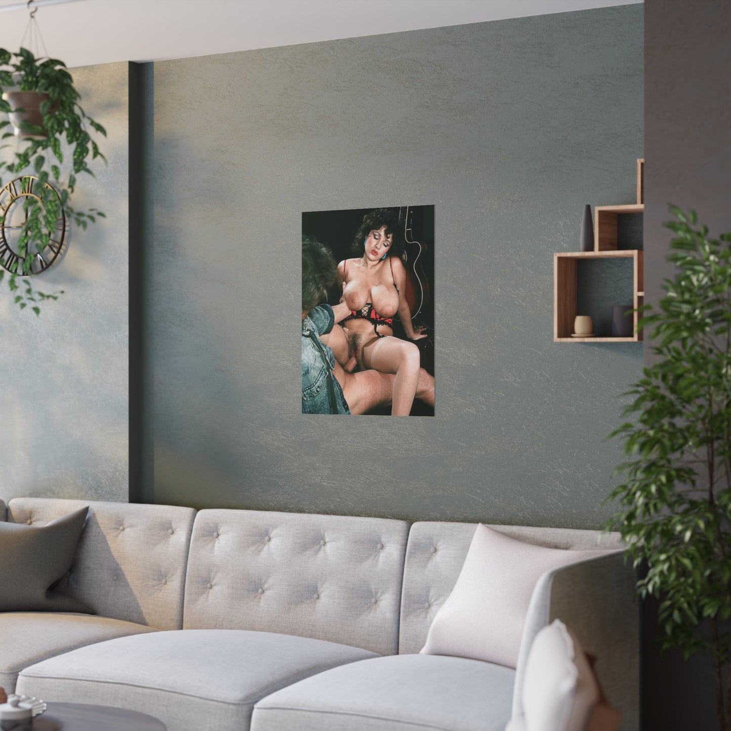 Satin Posters (210gsm) Hot Hardcore Porno Porn Scene Jennifer Eccles Retro Busty Fucking Sex