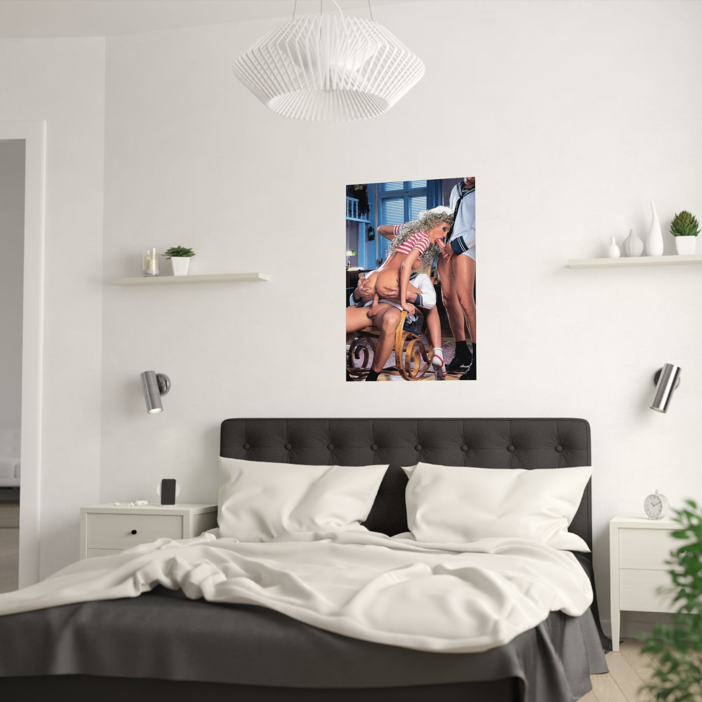 Satin Posters (210gsm) Classic Porn Scene Porn Star Nude Naked