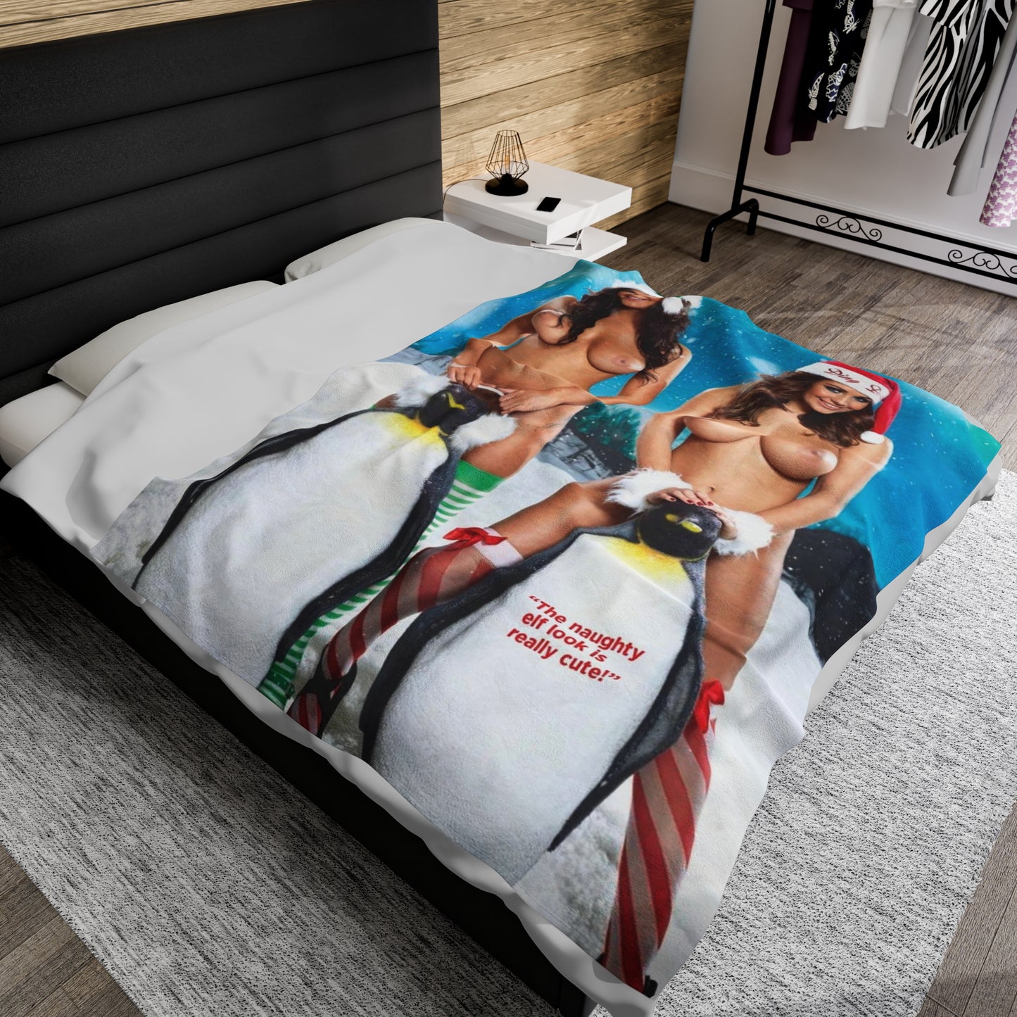Velveteen Plush Blanket Nude Christmas Pornstars