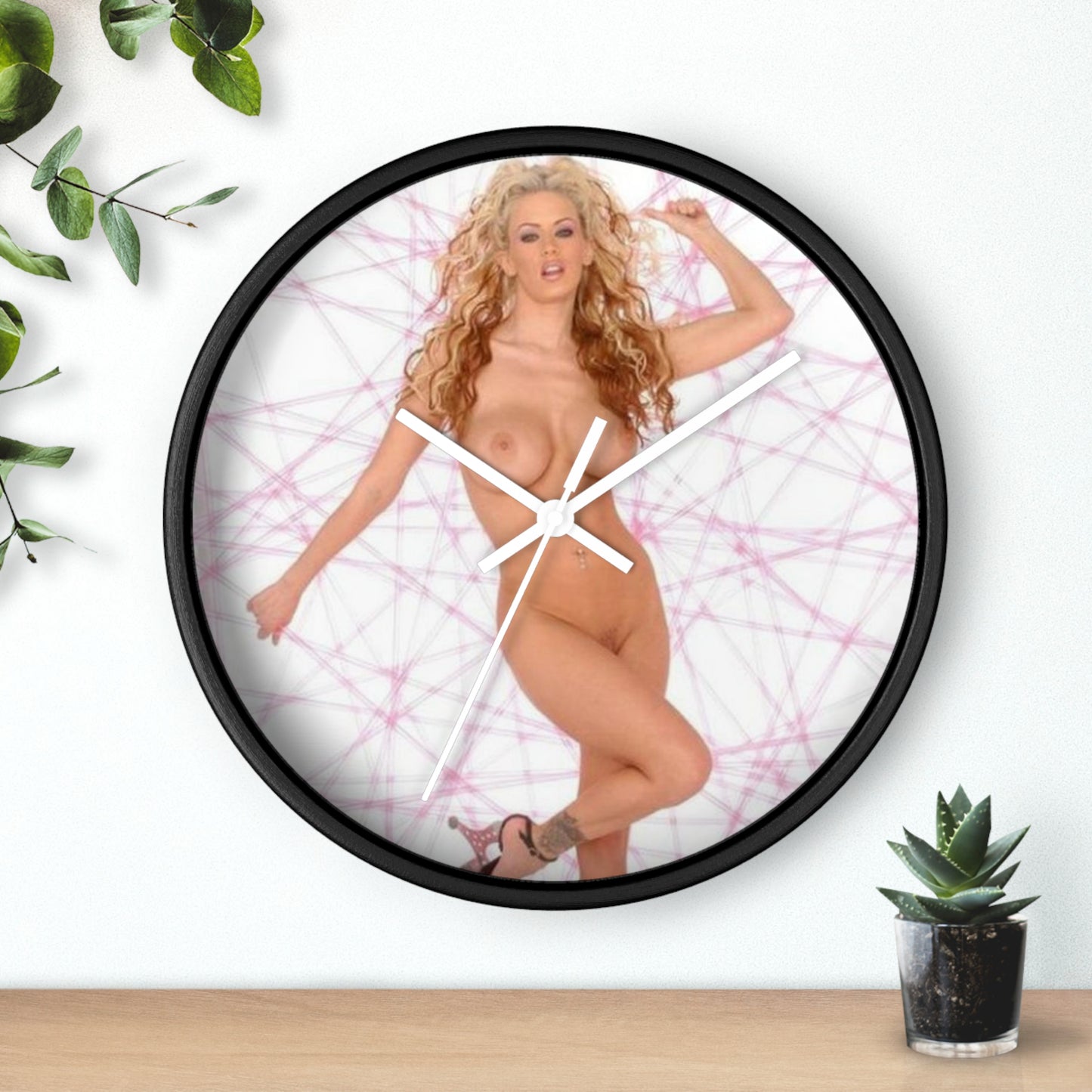Wall Clock Pornstar Jenna Jameson Nude