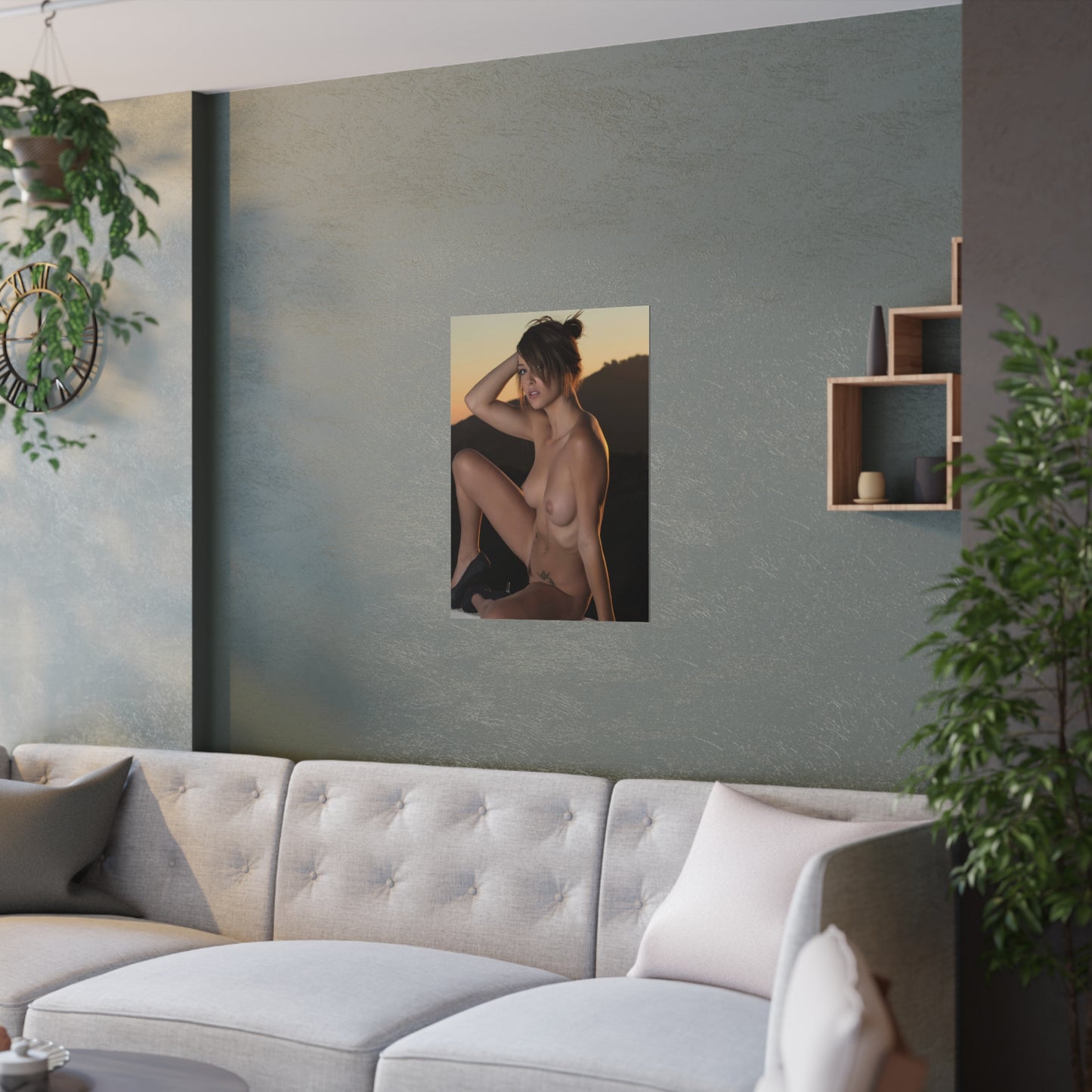 Satin Posters (210gsm) Malena Morgan Nude