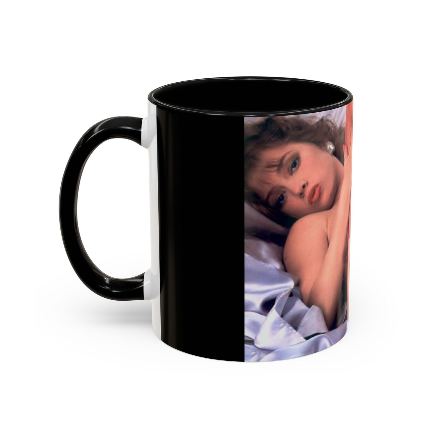 Accent Coffee Mug (11, 15oz) Traci Lords Naked Nude Retro