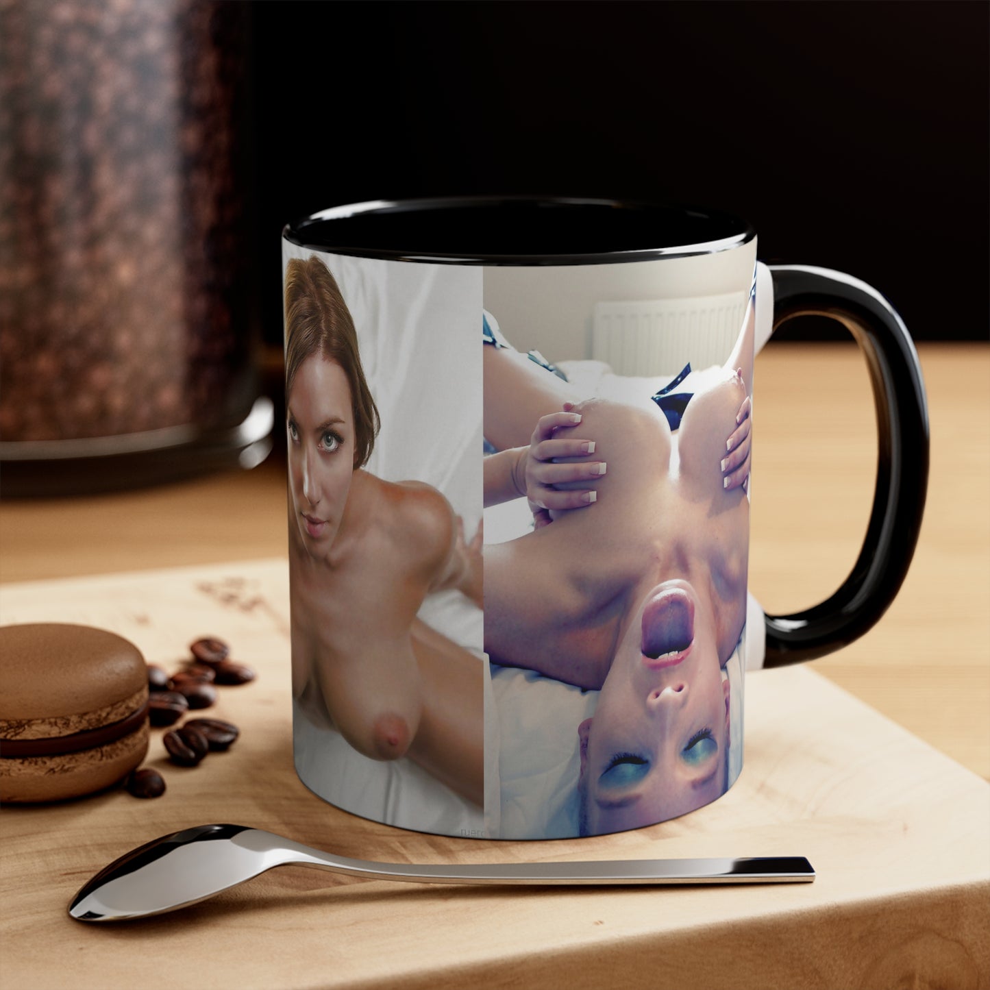 Accent Coffee Mug, 11oz Target Practice Nude