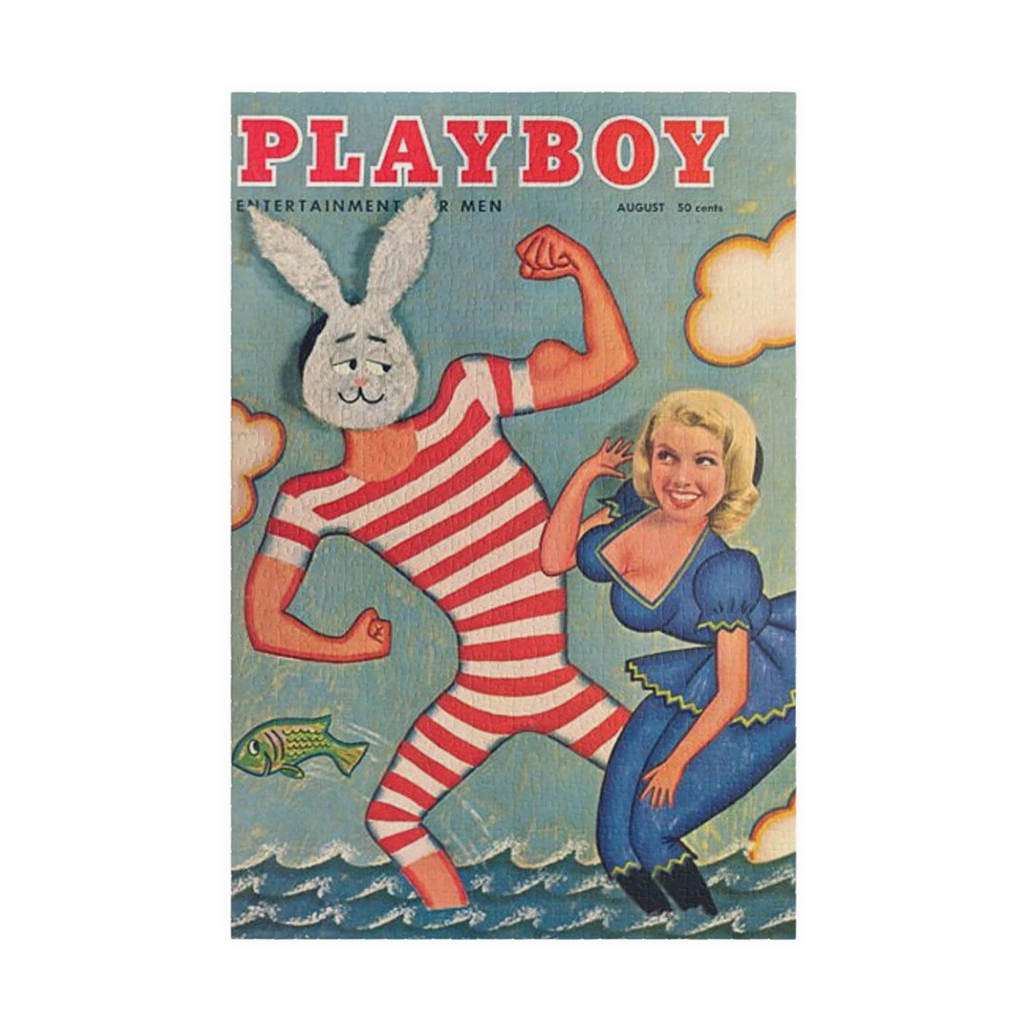 Puzzle (110, 252, 500, 1014-piece) Playboy Cover August 1957