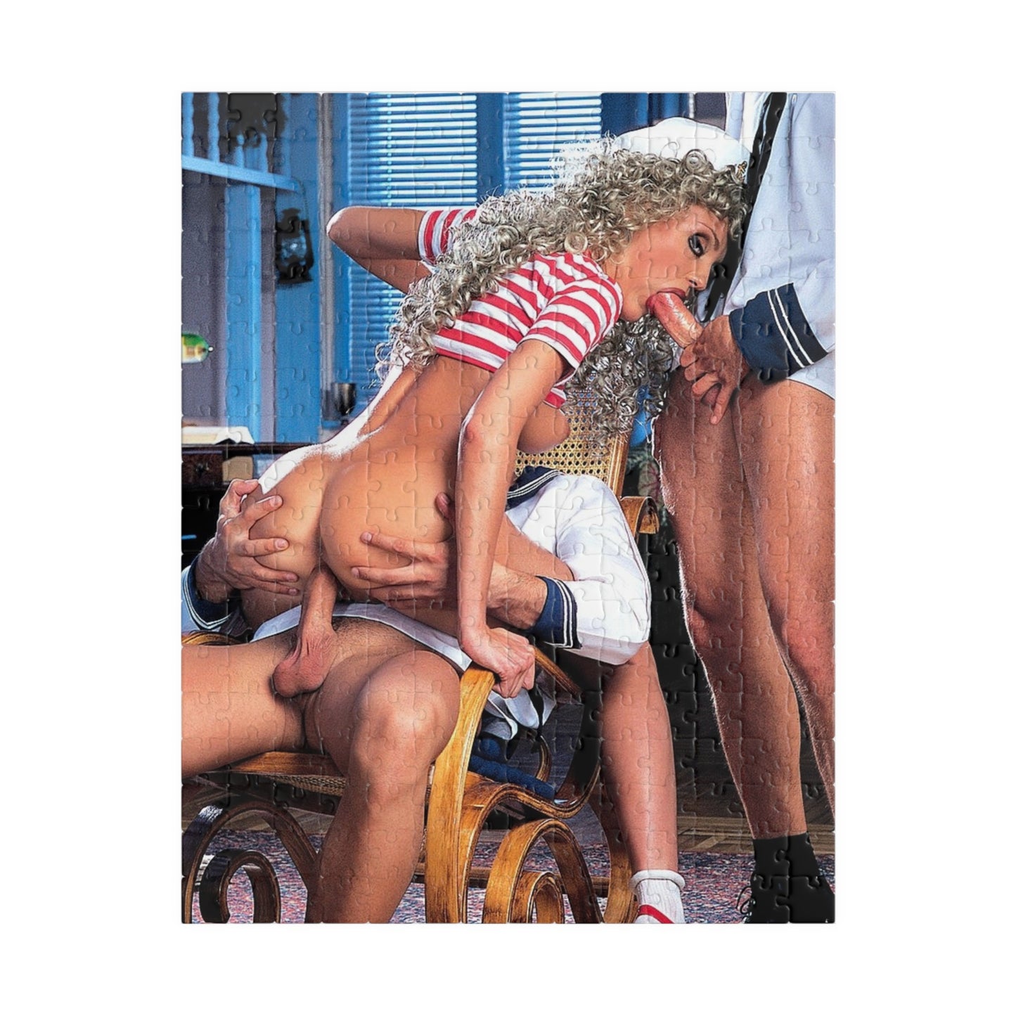 Puzzle (110, 252, 520, 1014-piece) Classic Retro Porn Scene Porn Star Nude Naked
