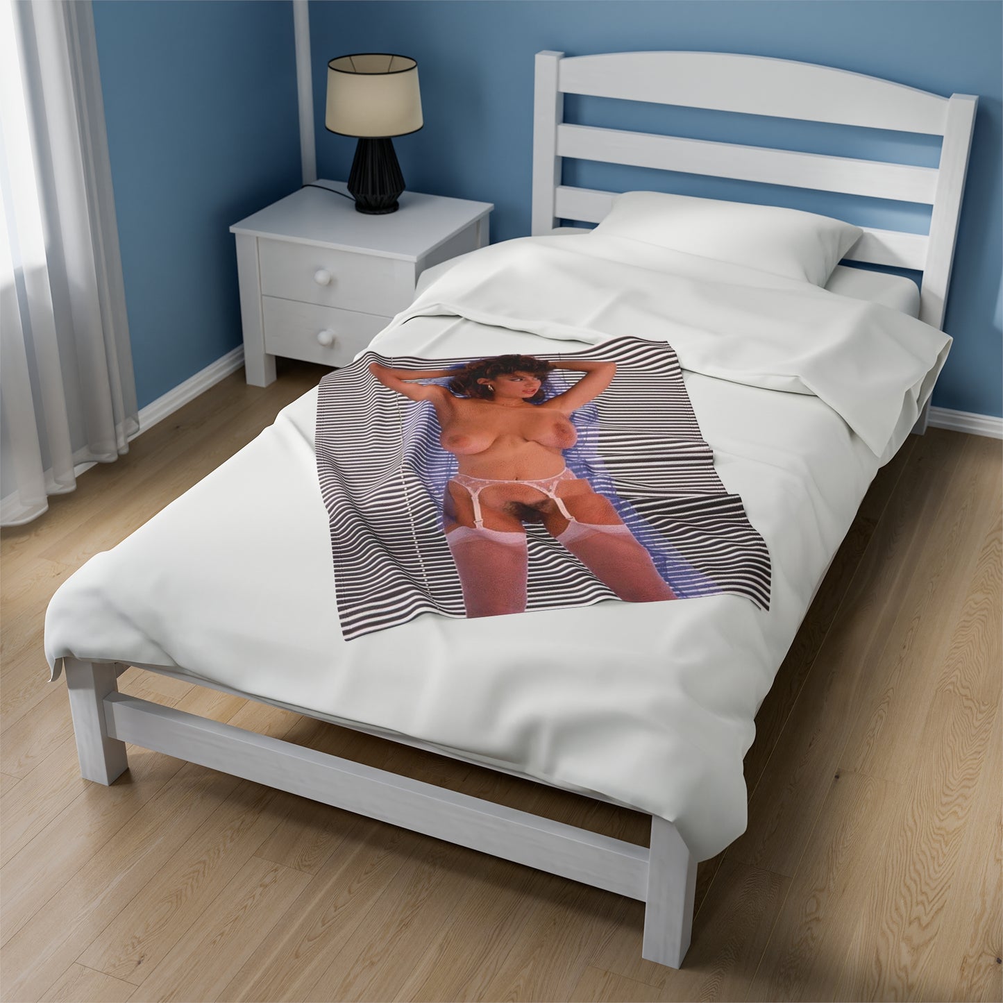 Velveteen Plush Blanket Porn Star Christy Canyon Nude
