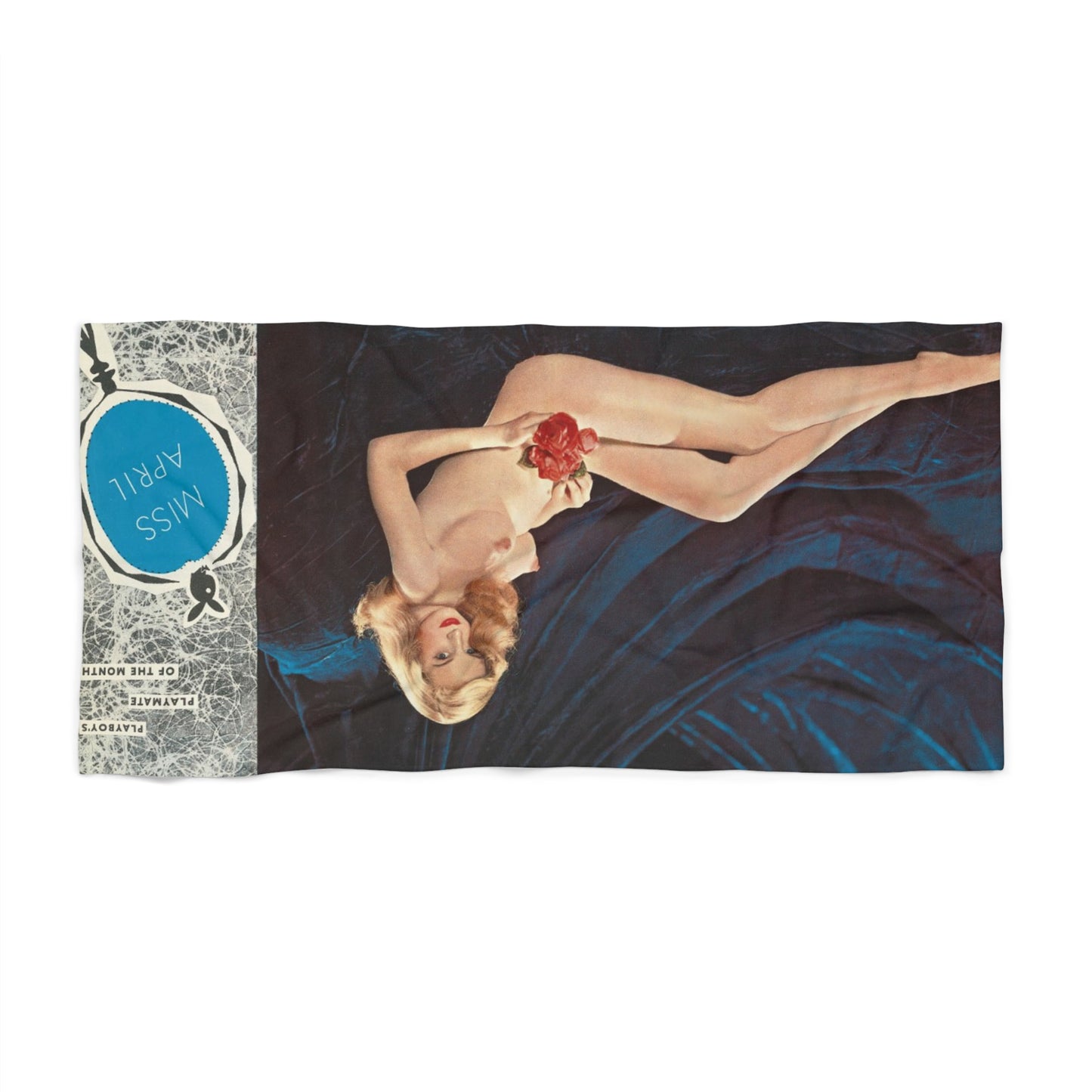 Beach Towel Playboy Playmate April 1954 Marilyn Waltz