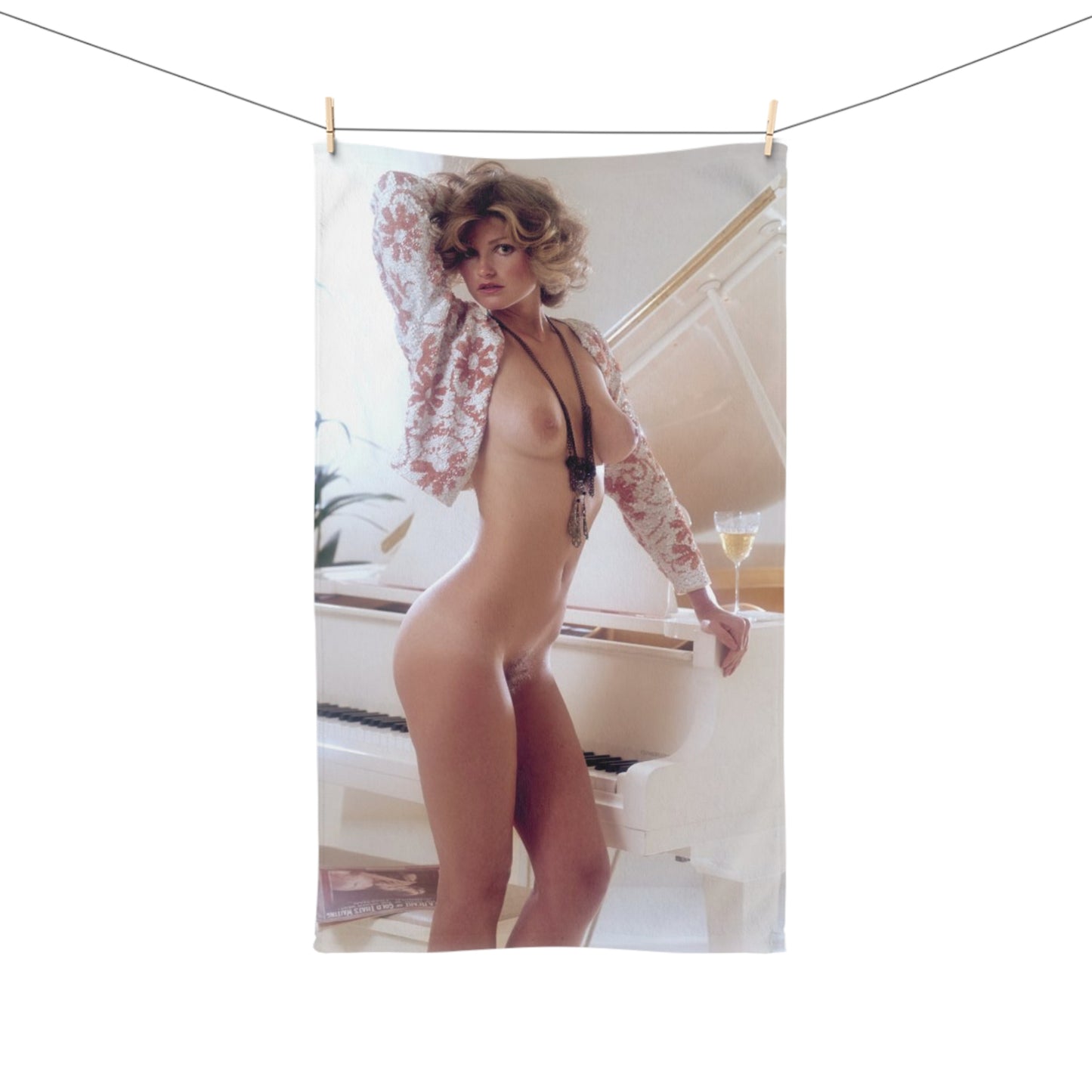 Hand Towel Playboy Playmate January 1975 Lynnda Kimball