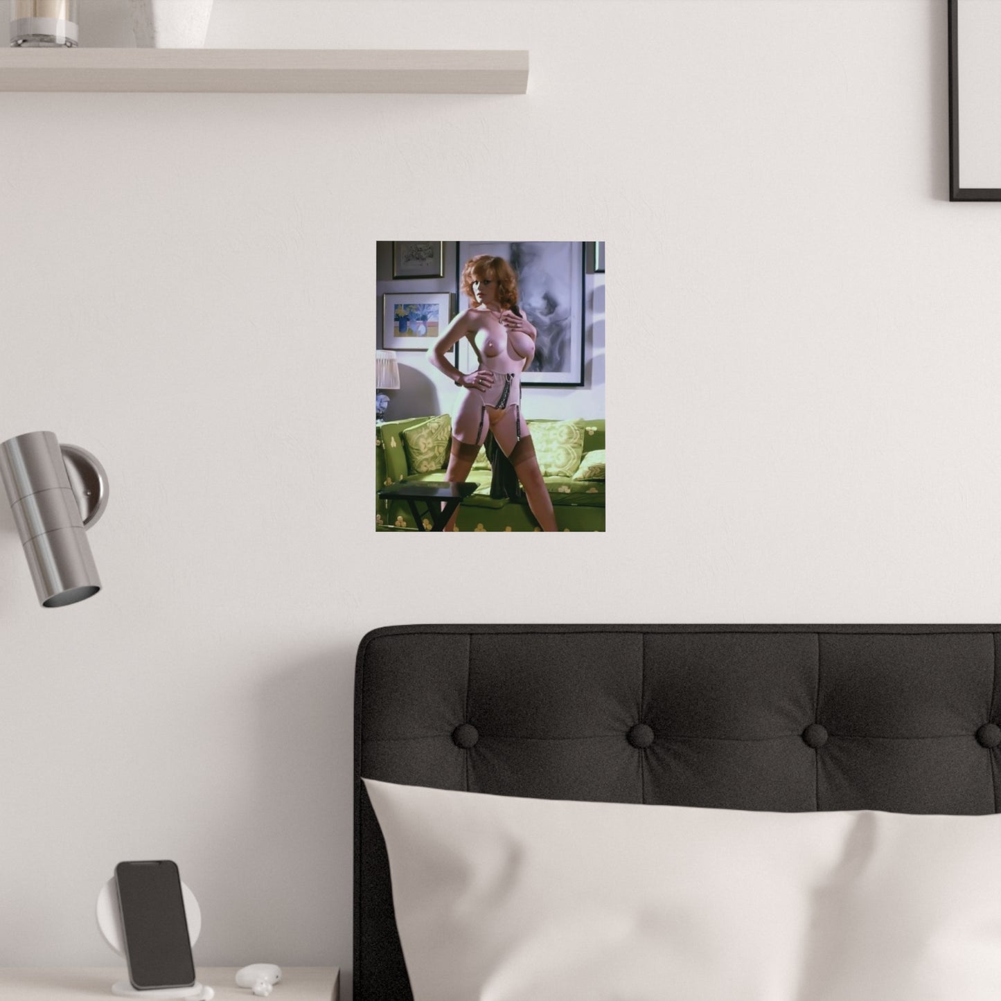 Satin Posters (210gsm) Retro Porn Star Lisa De Leeuw Nude