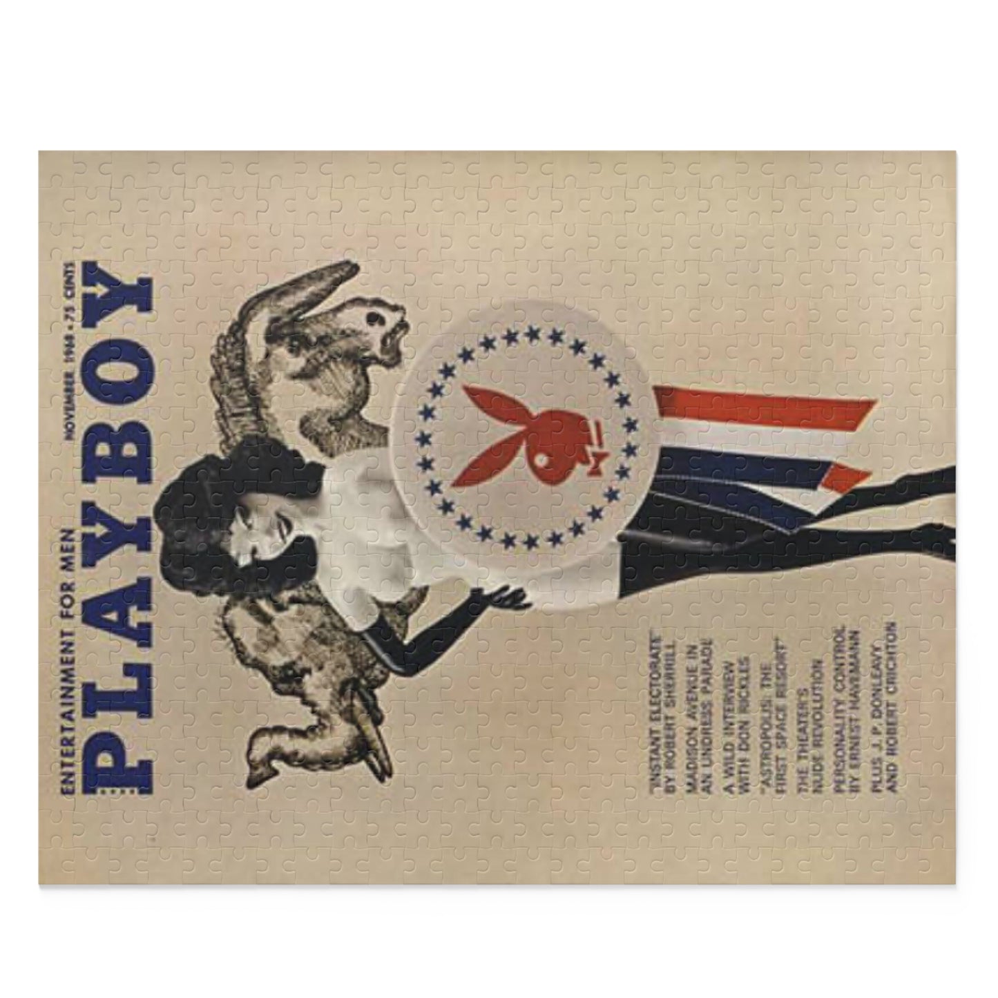 Puzzle (120, 252, 500-Piece) Playboy Cover November 1968