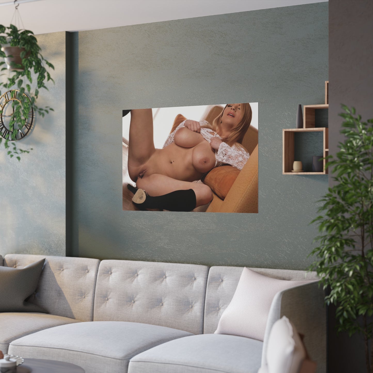 Satin Posters (210gsm) Hot Pose Nude