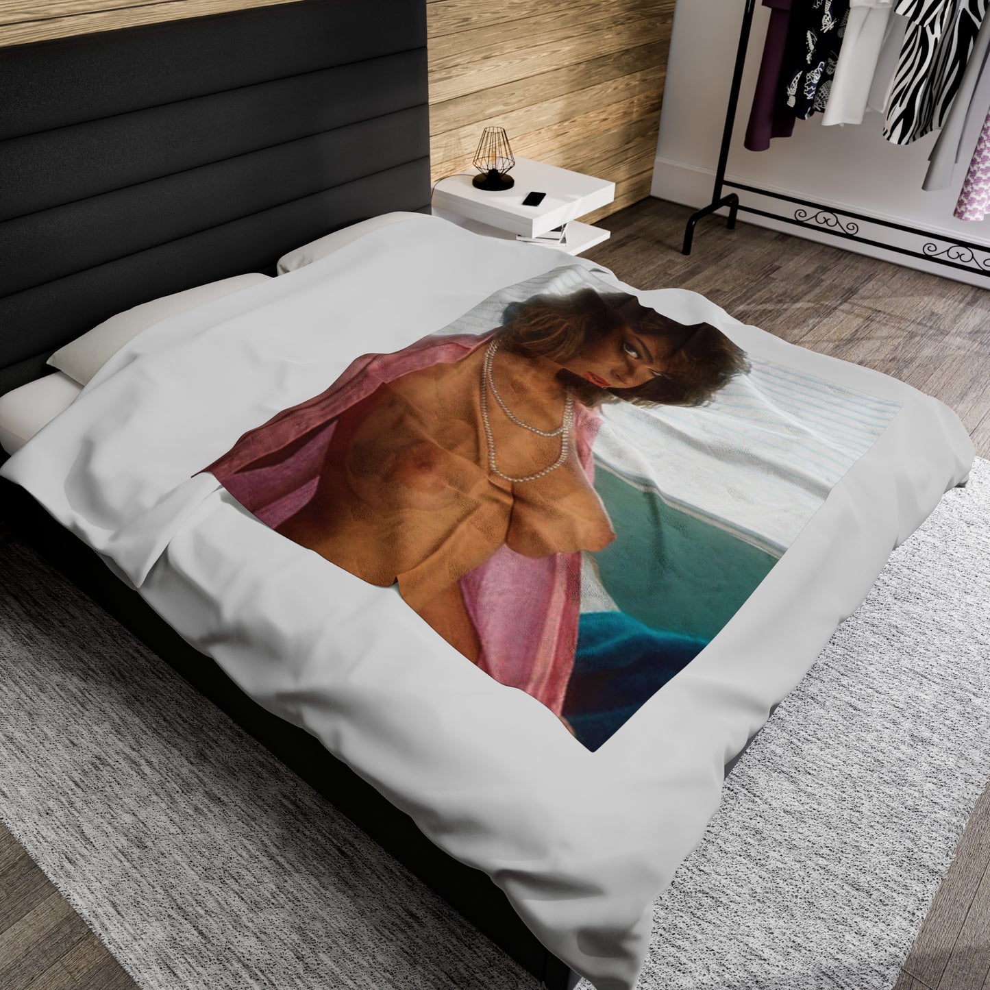 Velveteen Plush Blanket Porn Star Christy Canyon Nude
