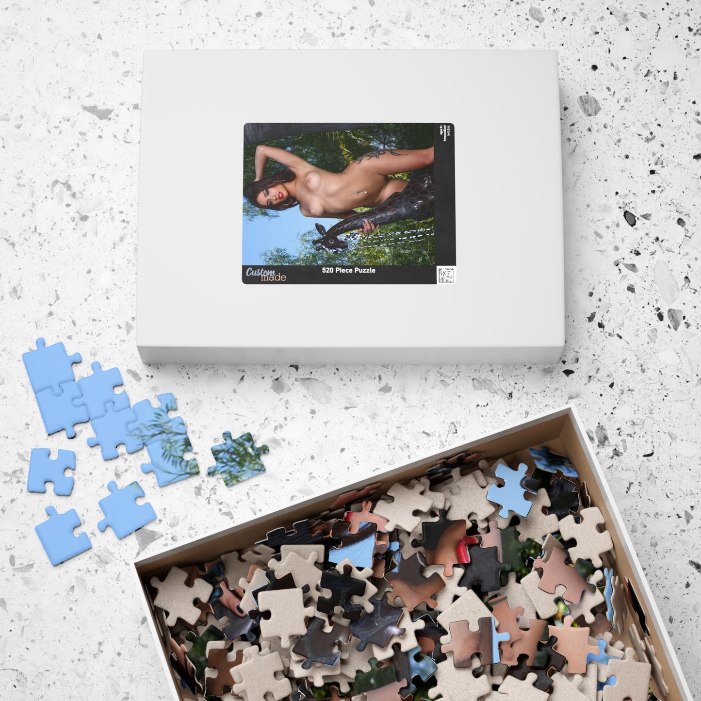 Puzzle (110, 252, 500, 1014-piece) Porn Star Jynx Maze Nude