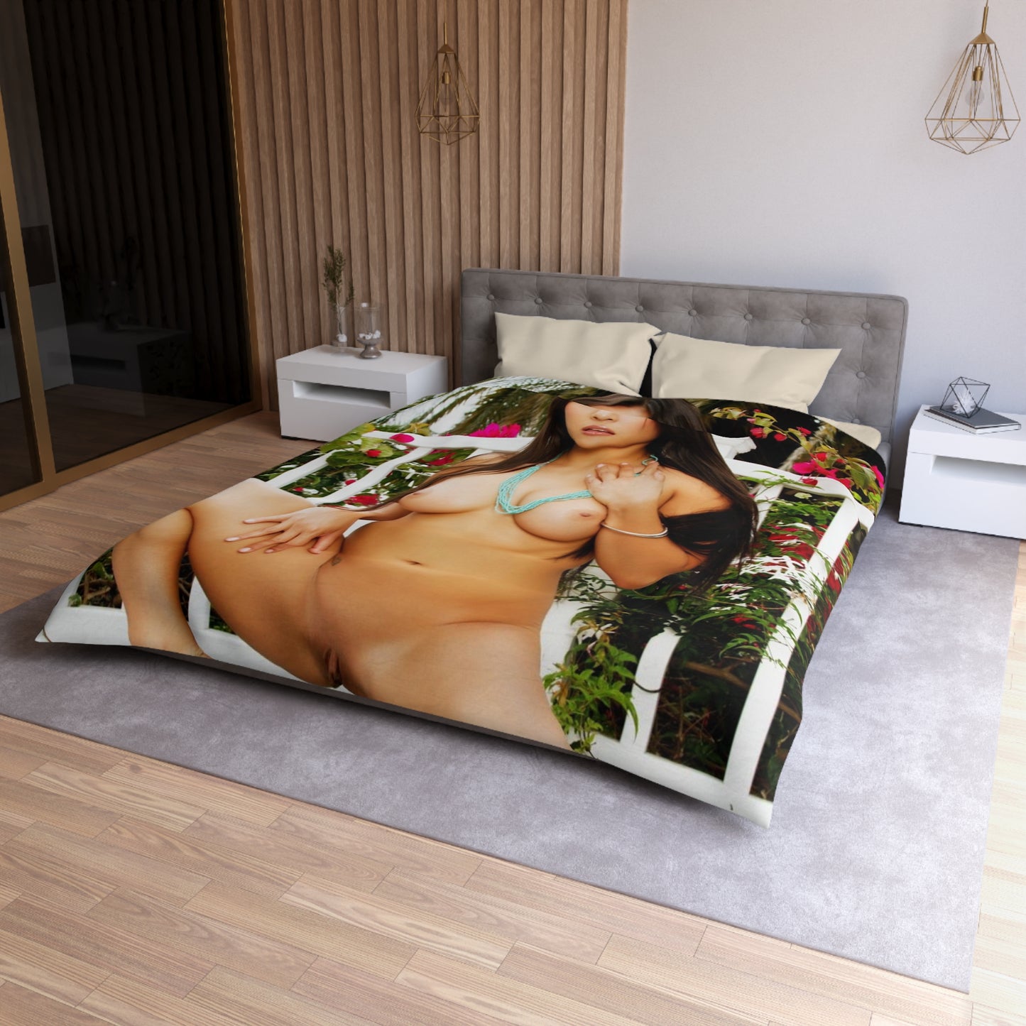 Microfiber Duvet Cover Penthouse Pet November 2012 Adrianna Luna