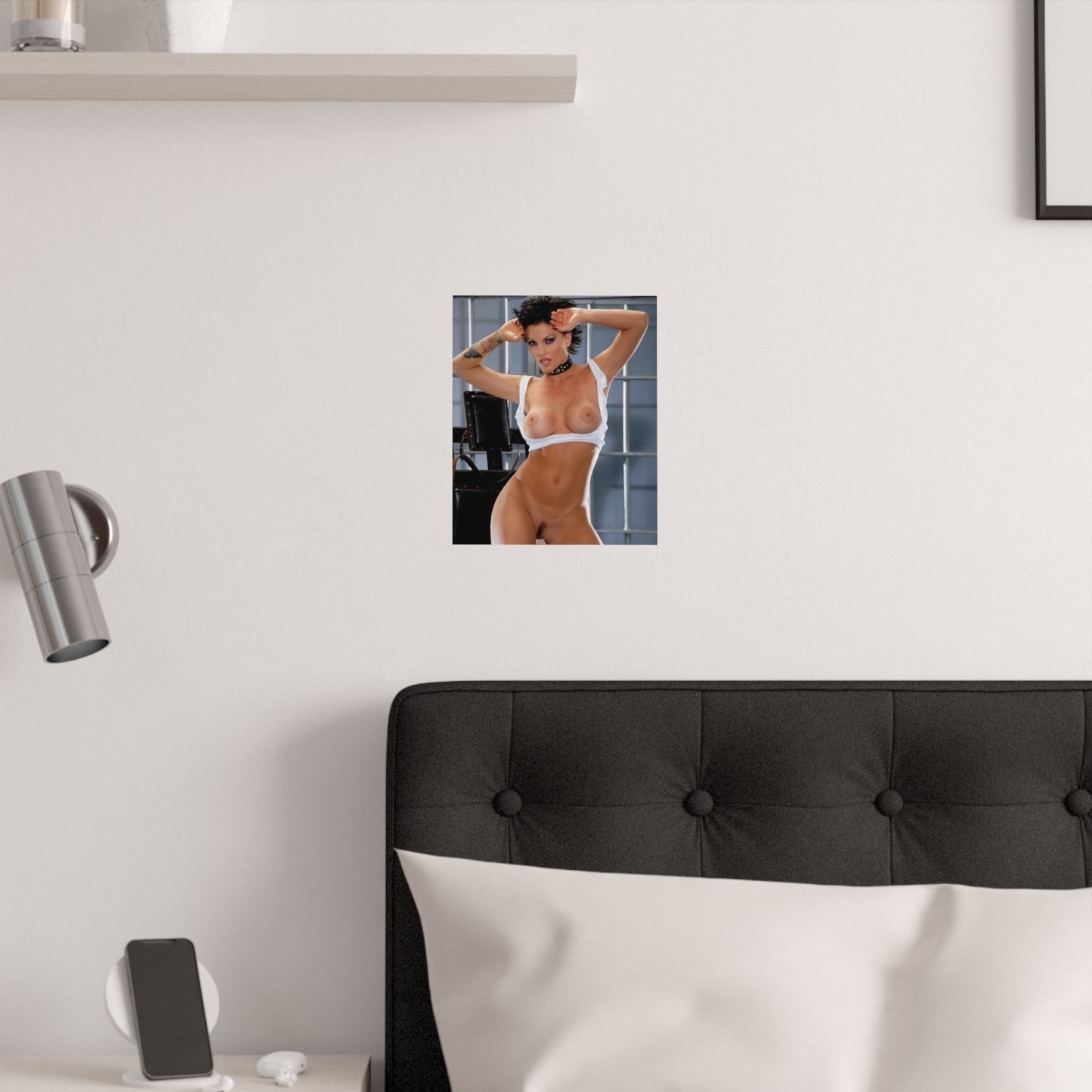 Satin Posters (210gsm) Retro Adult Star Janine Lindenmulder Nude