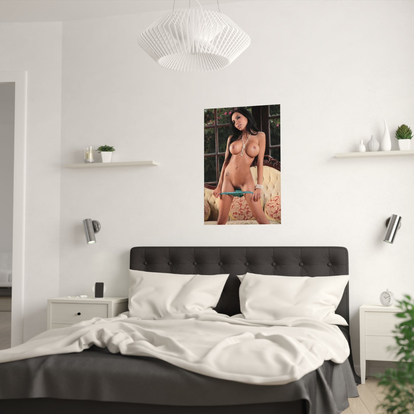 Satin Posters (210gsm) Porn Star Lela Star Nude
