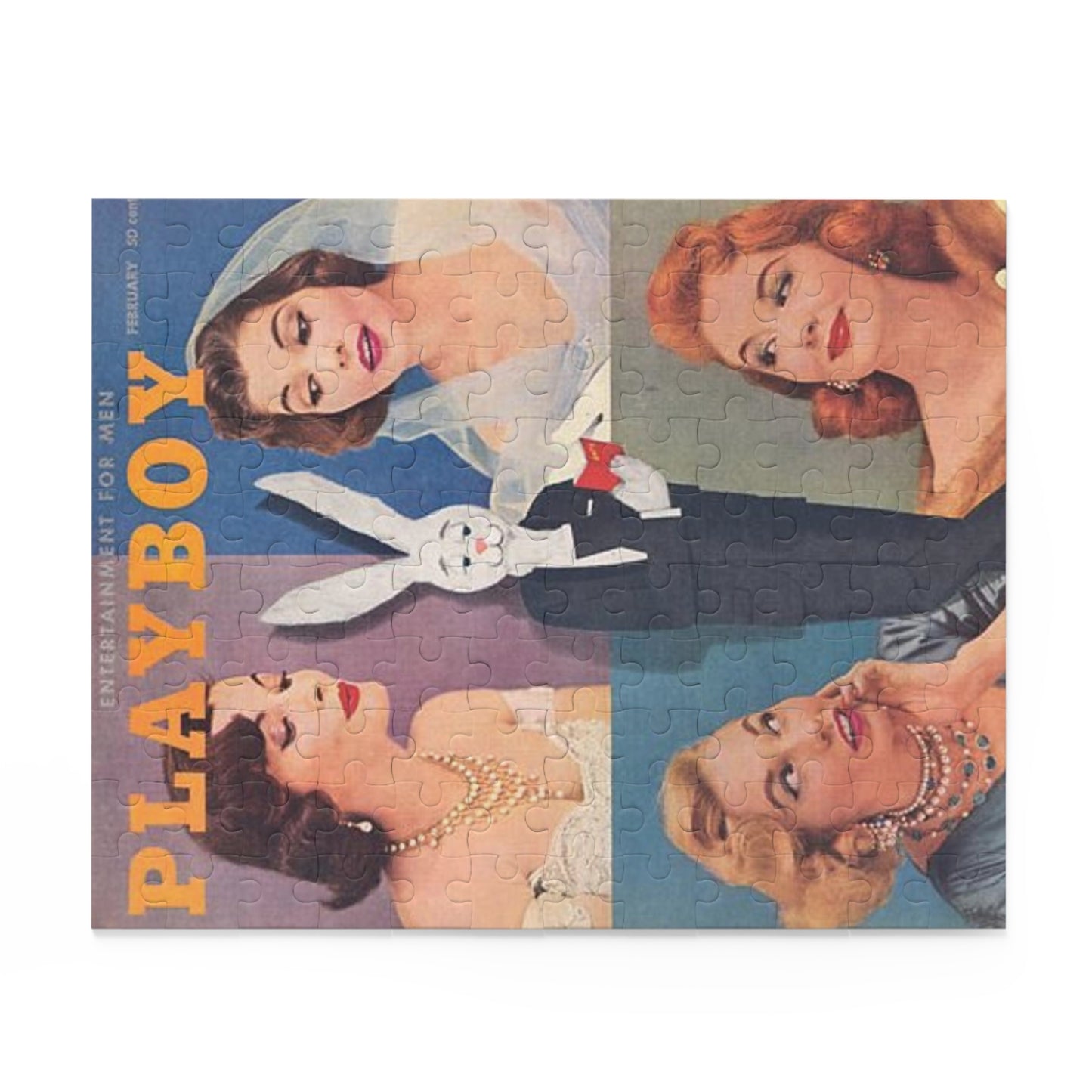 Puzzle (120, 252, 500-Piece) Playboy Cover February 1956