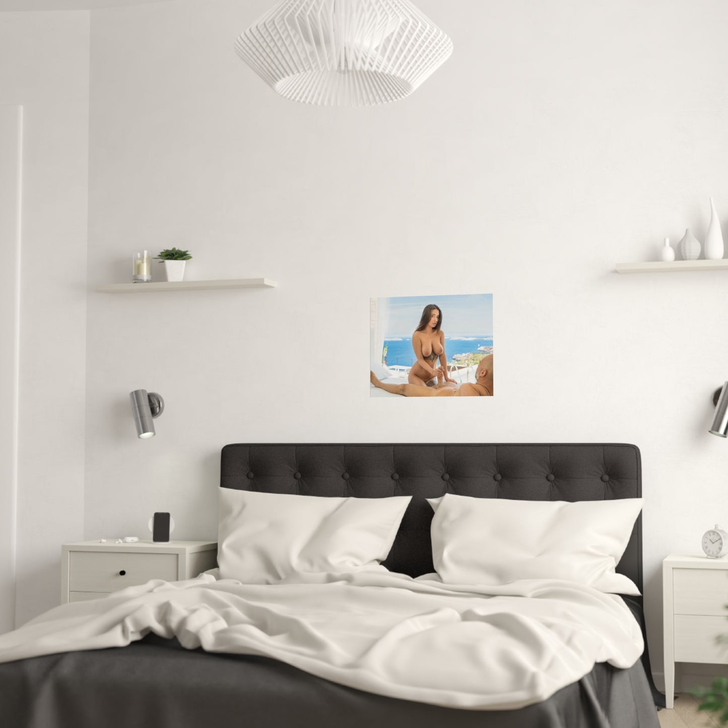 Satin Posters (210gsm) Natural Tits Liya Silver