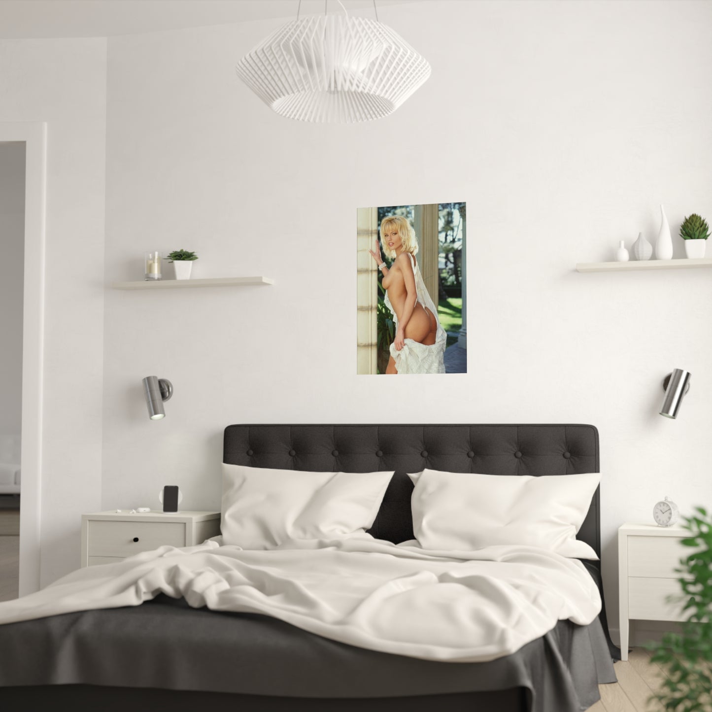 Satin Posters (210gsm) Retro Pornstar Anita Blond