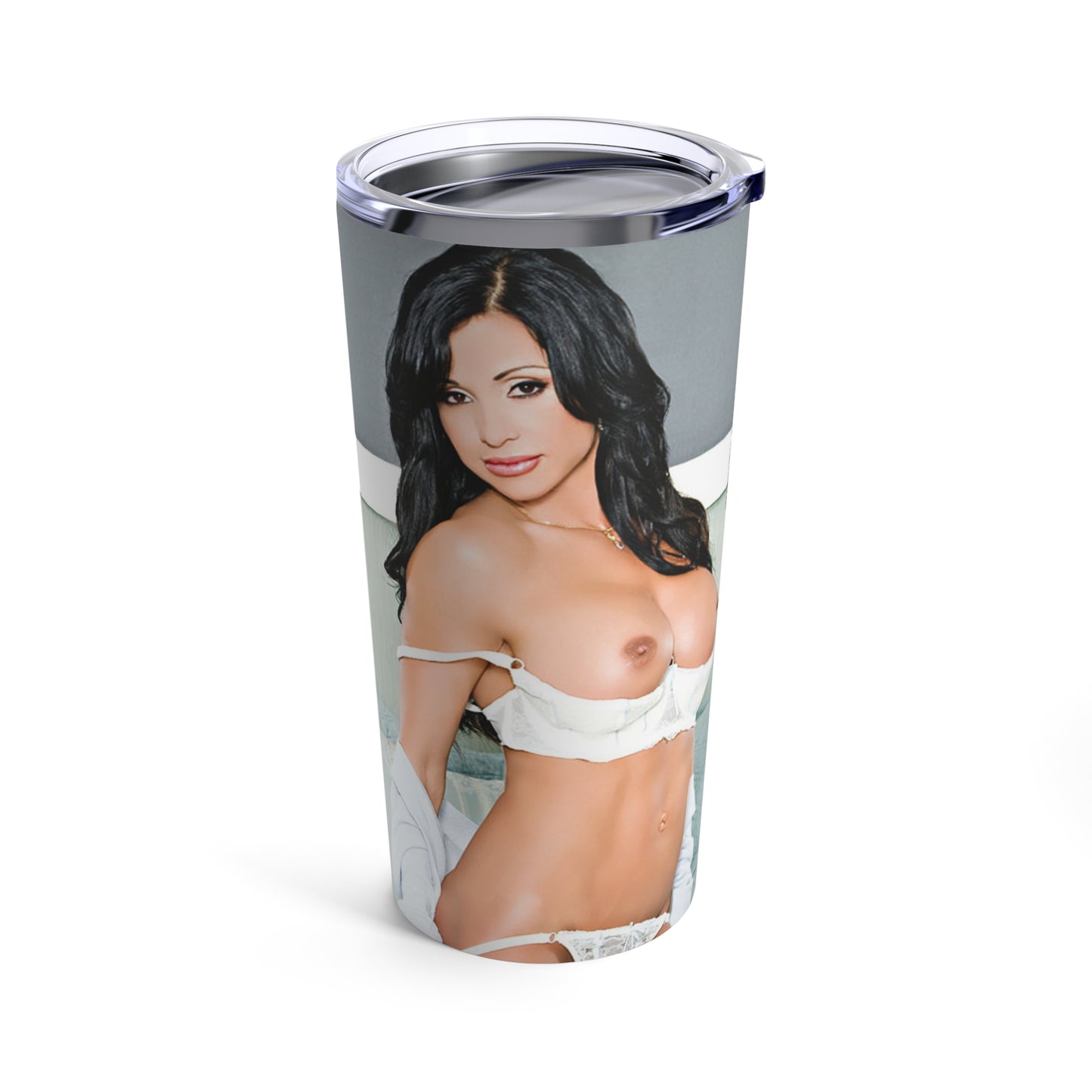 Tumbler 20oz Penthouse Pet February 2011 Jewels Jade