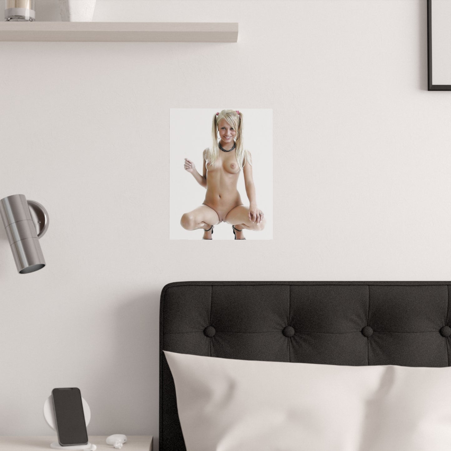 Satin Posters (210gsm) Sexy Nude Pigtails