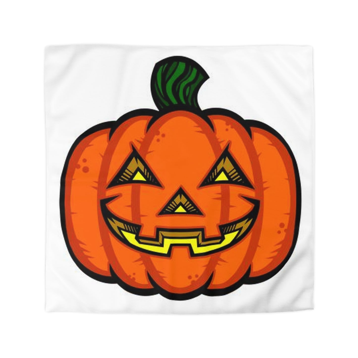 Microfiber Duvet Cover Halloween Jack-O-Lantern