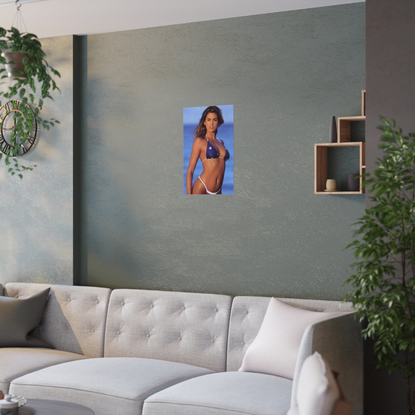 Satin Posters (210gsm) Cindy Crawford