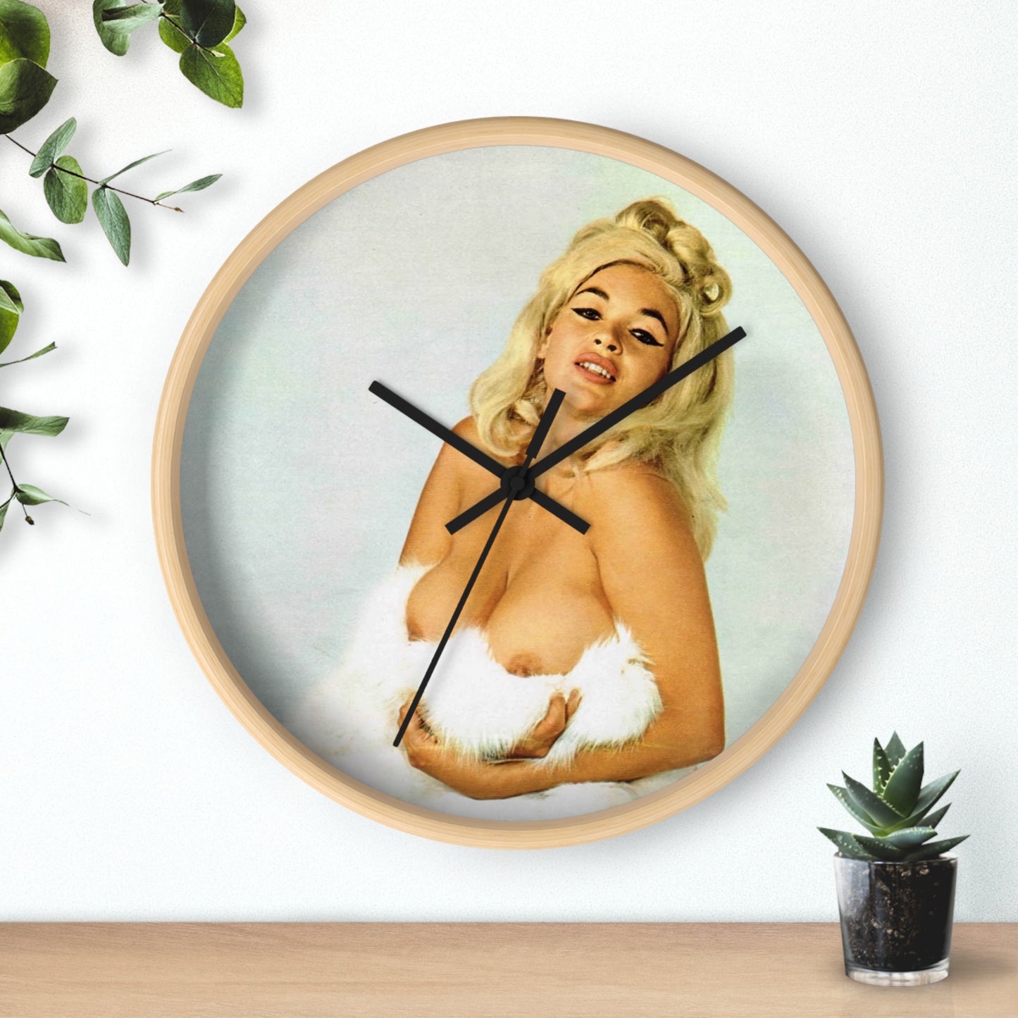 Wall Clock Jayne Mansfield Nude