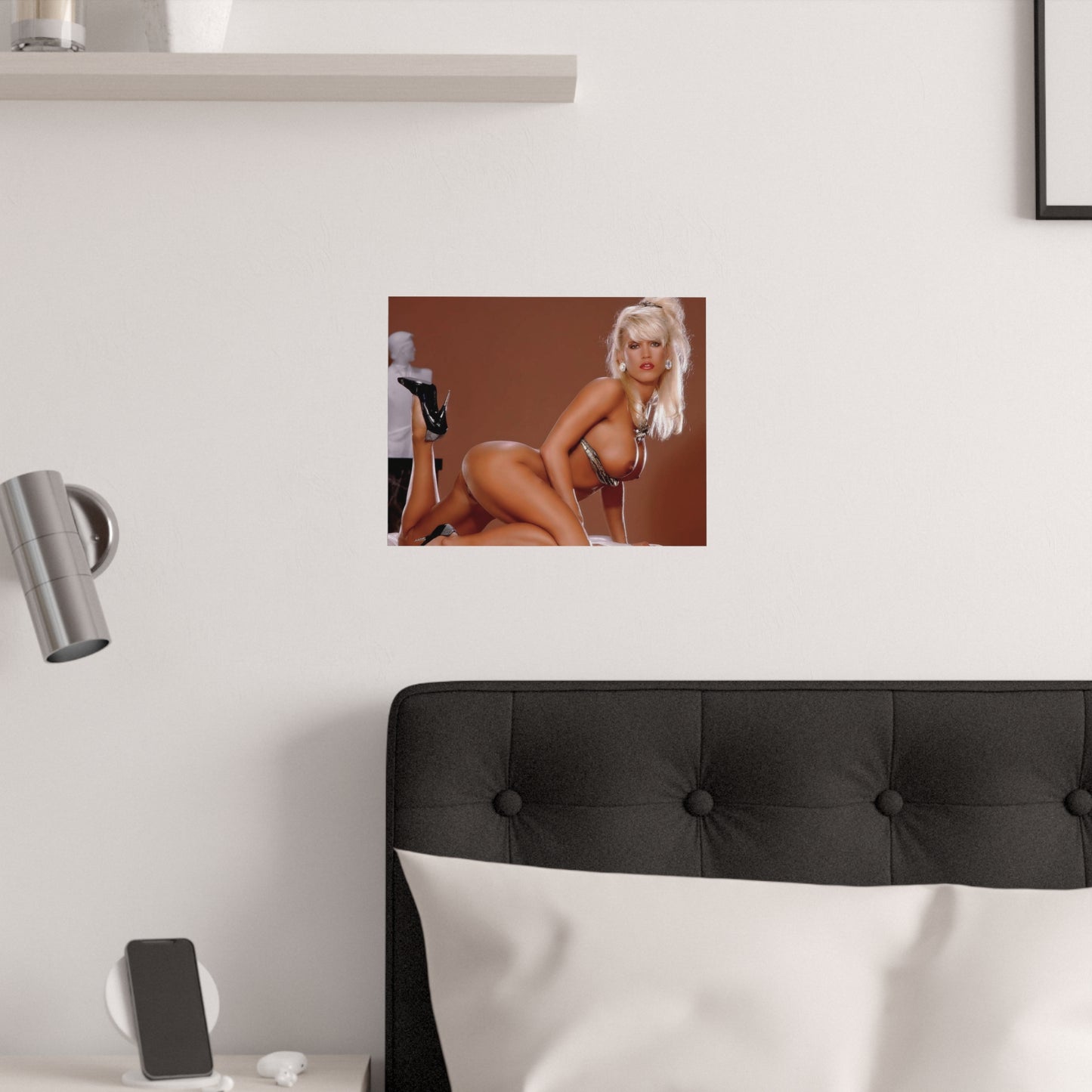 Satin Posters (210gsm) Retro 1980s Porn Star Amber Lynn
