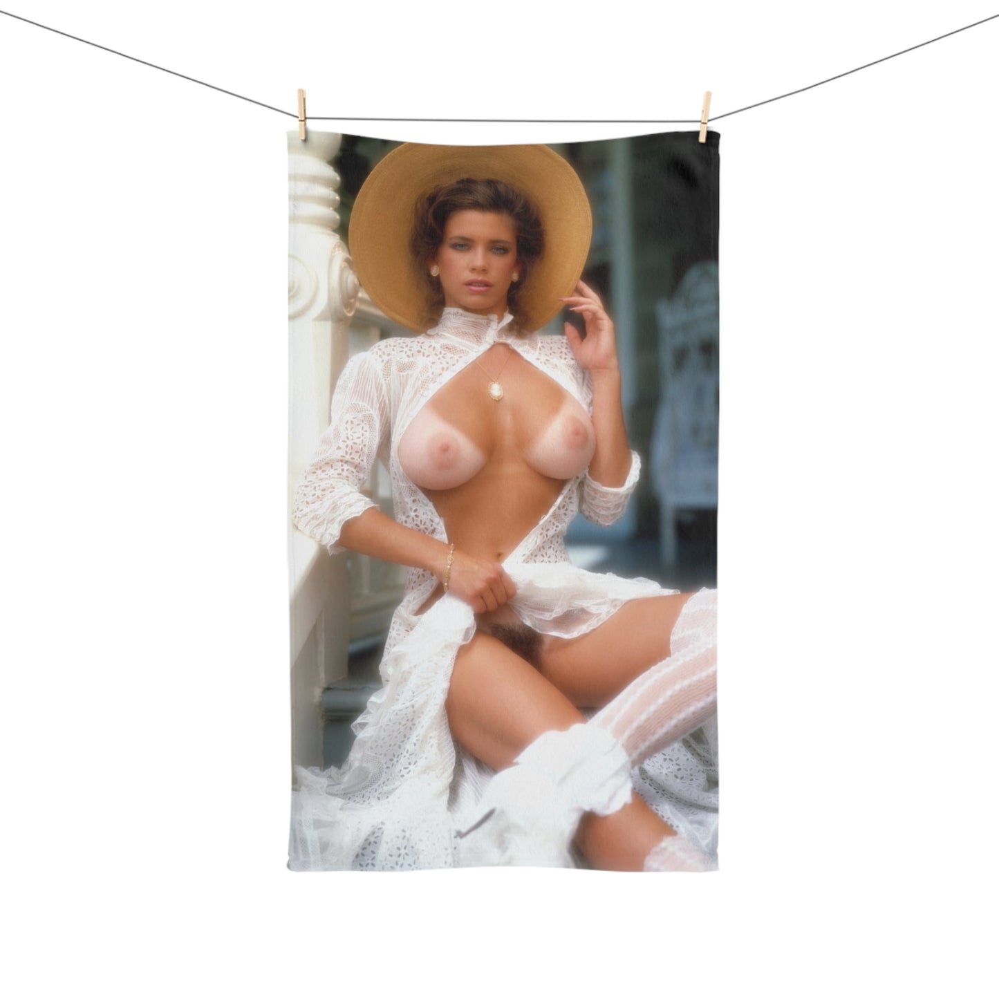 Hand Towel Playboy Playmate May 1984 Patty Duffek