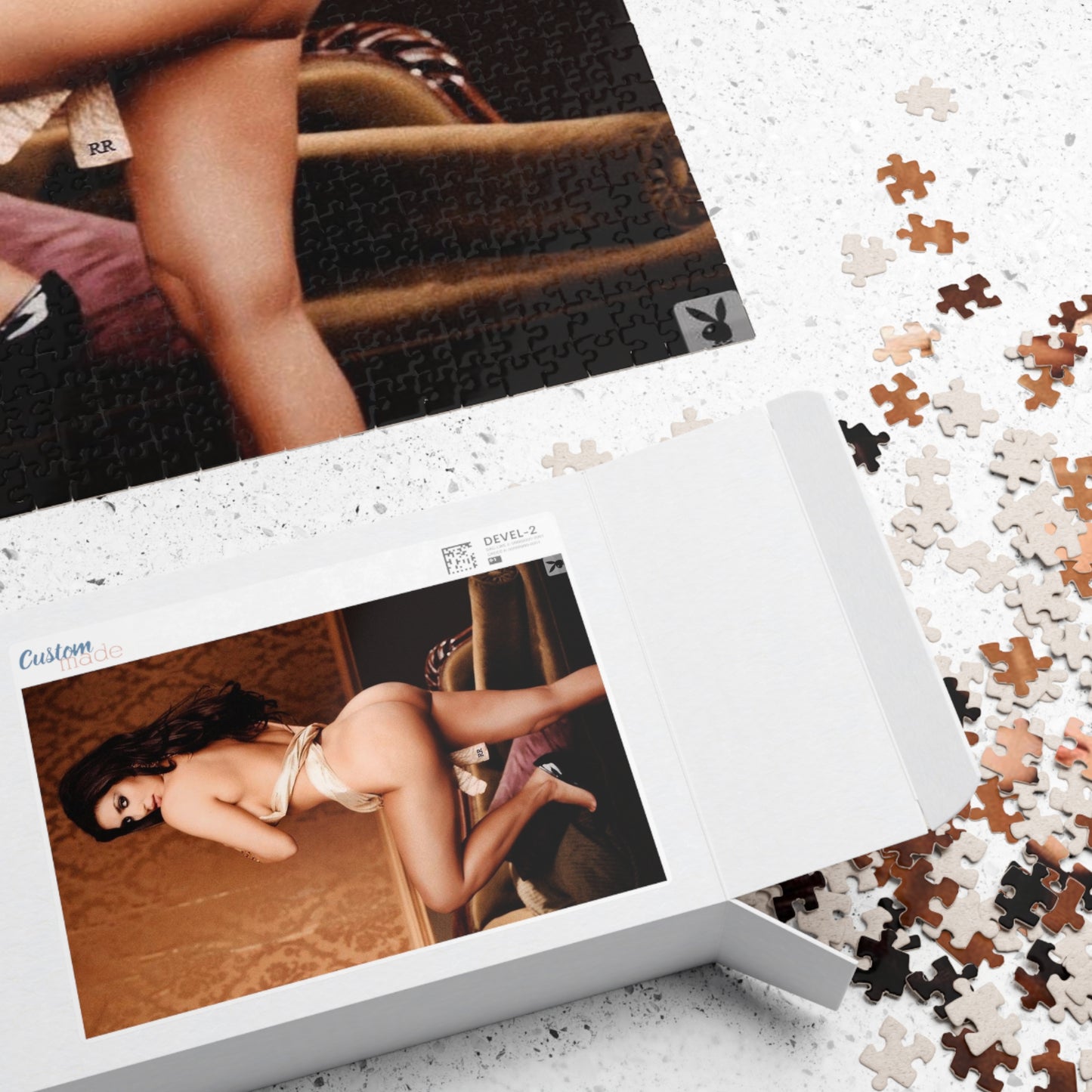 Puzzle (110, 252, 500, 1014-piece) Playboy Photoshoot Kim Kardashian #2