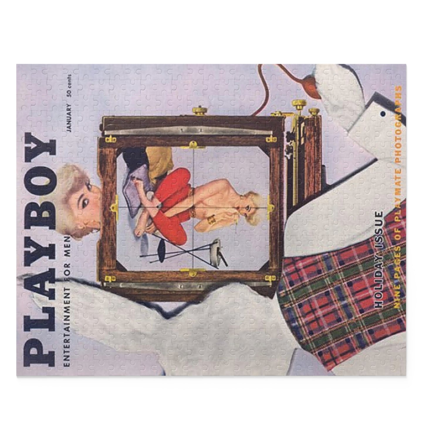Puzzle (120, 252, 500-Piece) Playboy Cover January 1956