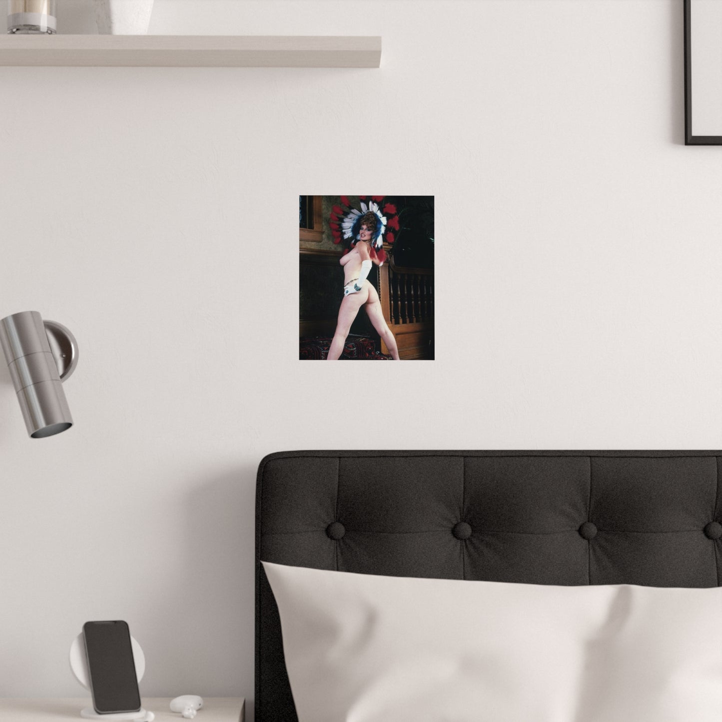Satin Posters (210gsm) Retro Porn Star Lisa De Leeuw Nude