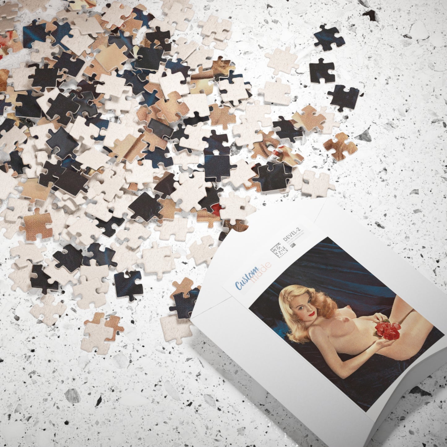 Puzzle (110, 252, 500, 1014-piece) Playmate 1955 Marilyn Waltz Nude