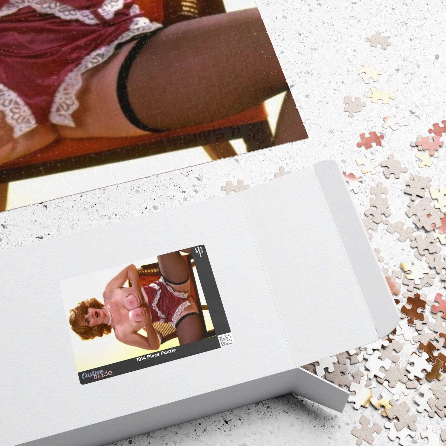 Puzzle (110, 252, 520, 1014-piece) Retro Pornstar Lisa De Leeuw Nude