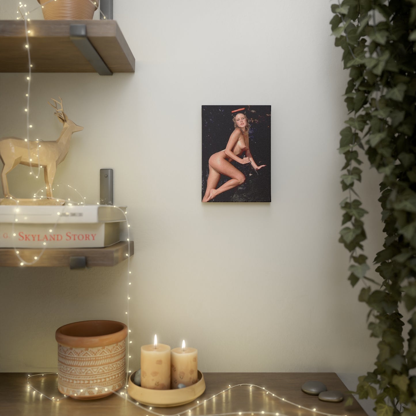 Canvas Photo Tile Retro Pornstar Shauna Grant Nude