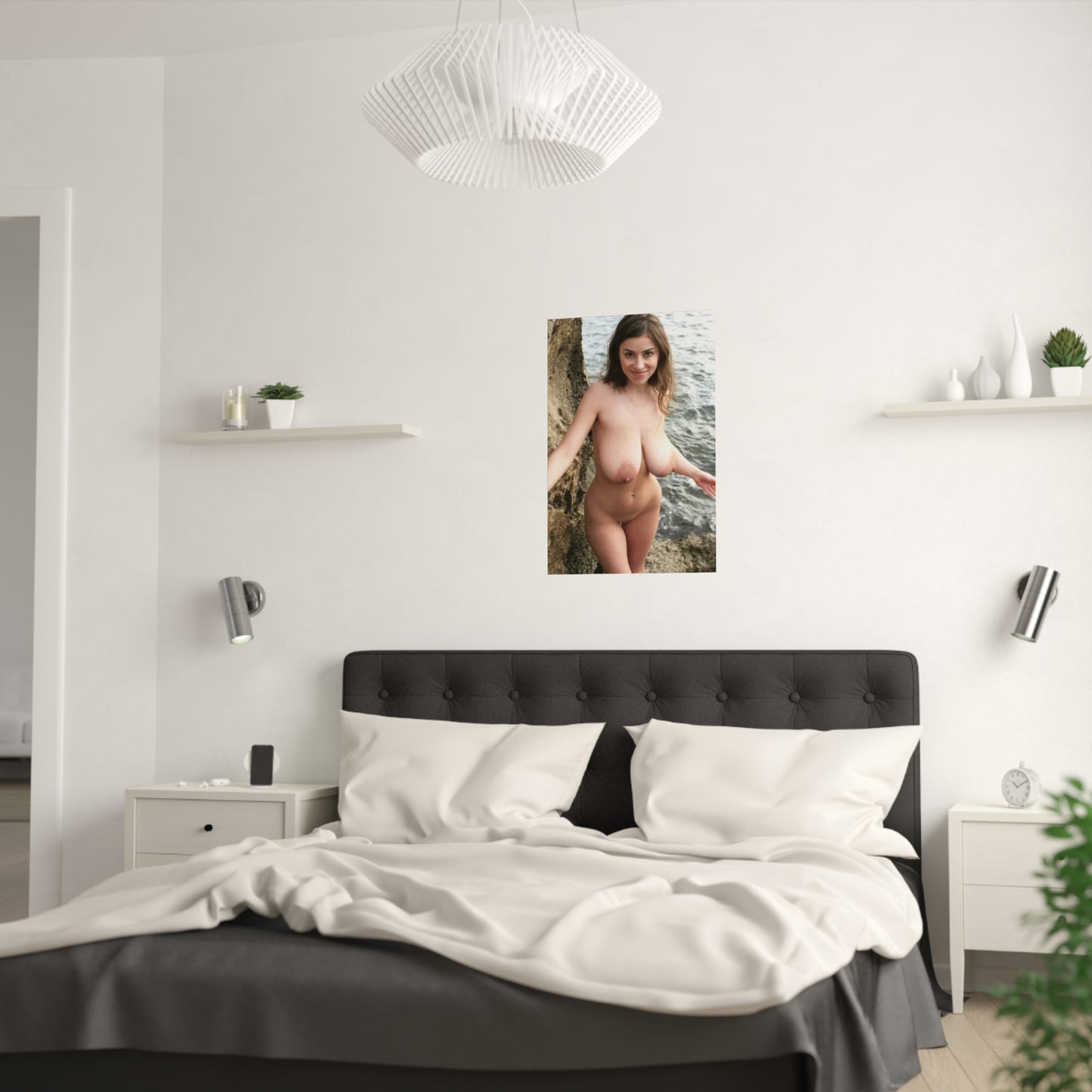 Satin Posters (210gsm) Large Natural Breasts