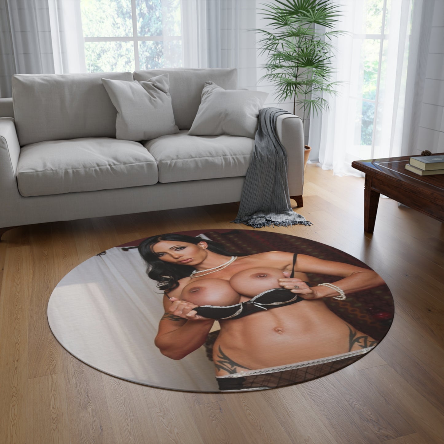 Round Rug Penthouse Pet February 2011 Jewels Jade