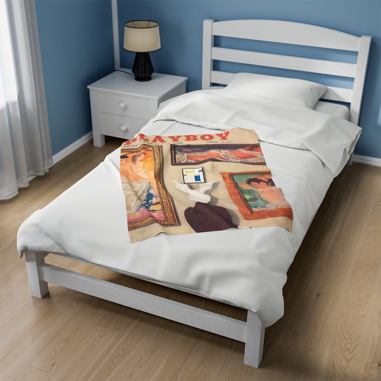 Velveteen Plush Blanket Cover August 1956