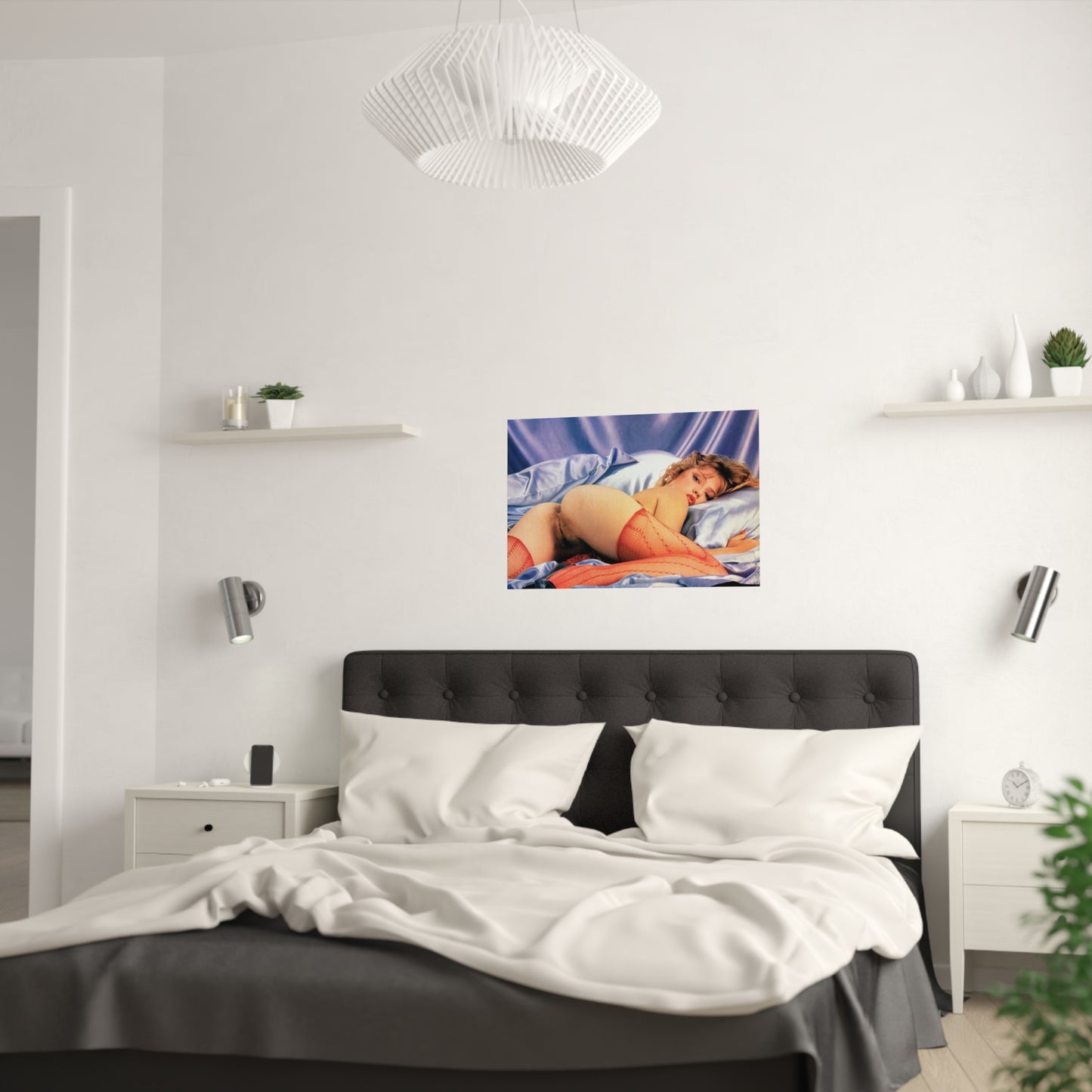 Satin Posters (210gsm) Traci Lords Naked Nude Retro