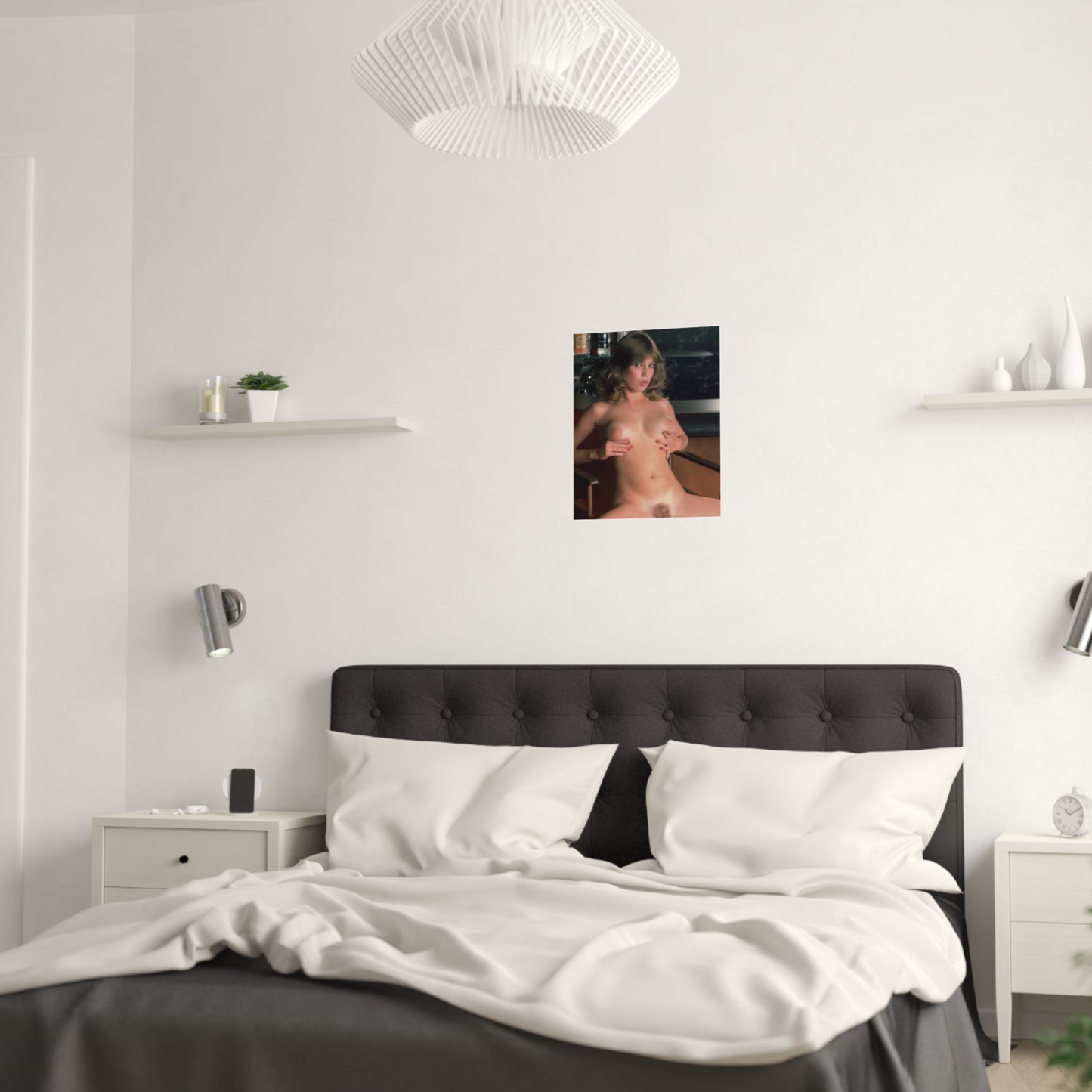 Satin Posters (210gsm) Retro Porn Star 1980s Traci