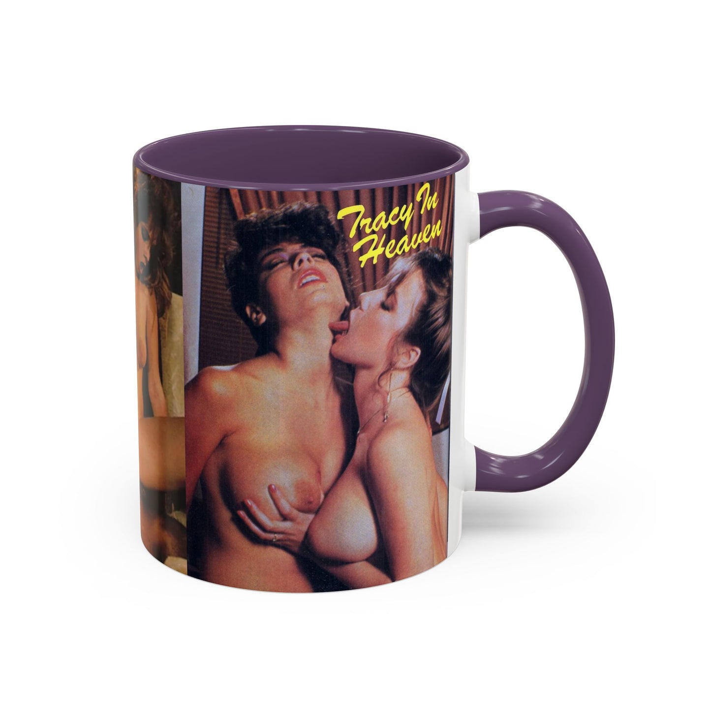 Accent Coffee Mug (11, 15oz) Traci Lords Nude Naked Retro