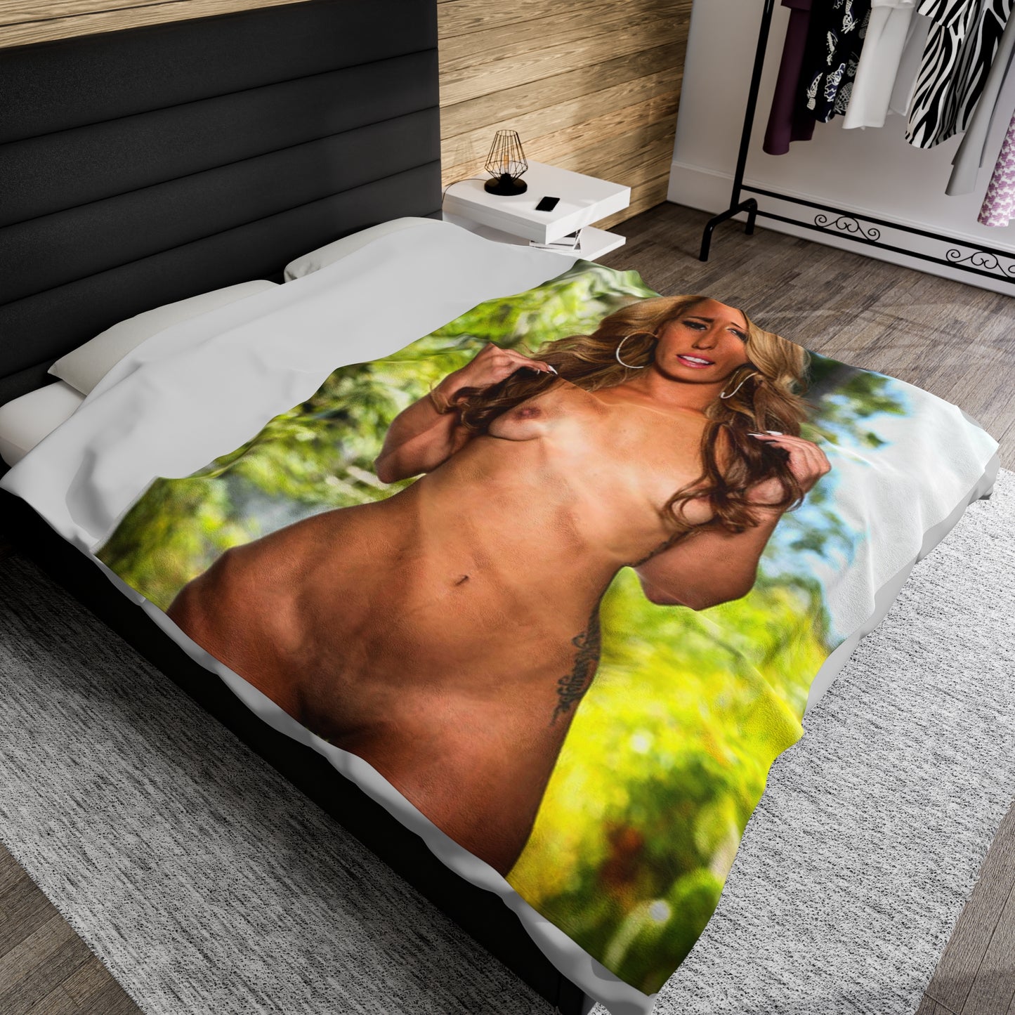Velveteen Plush Blanket Pornstar Kelsie Monroe Nude
