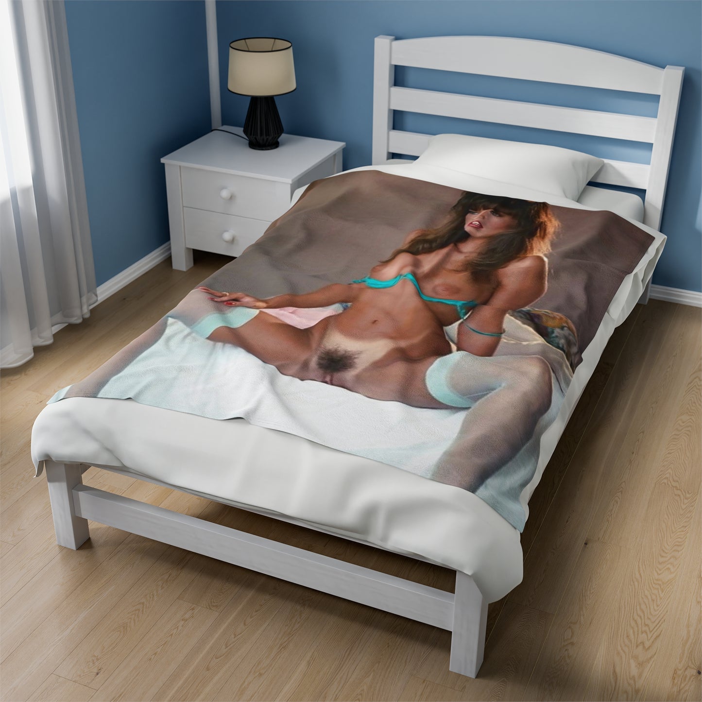 Velveteen Plush Blanket Pornstar Racquel Darrian Nude